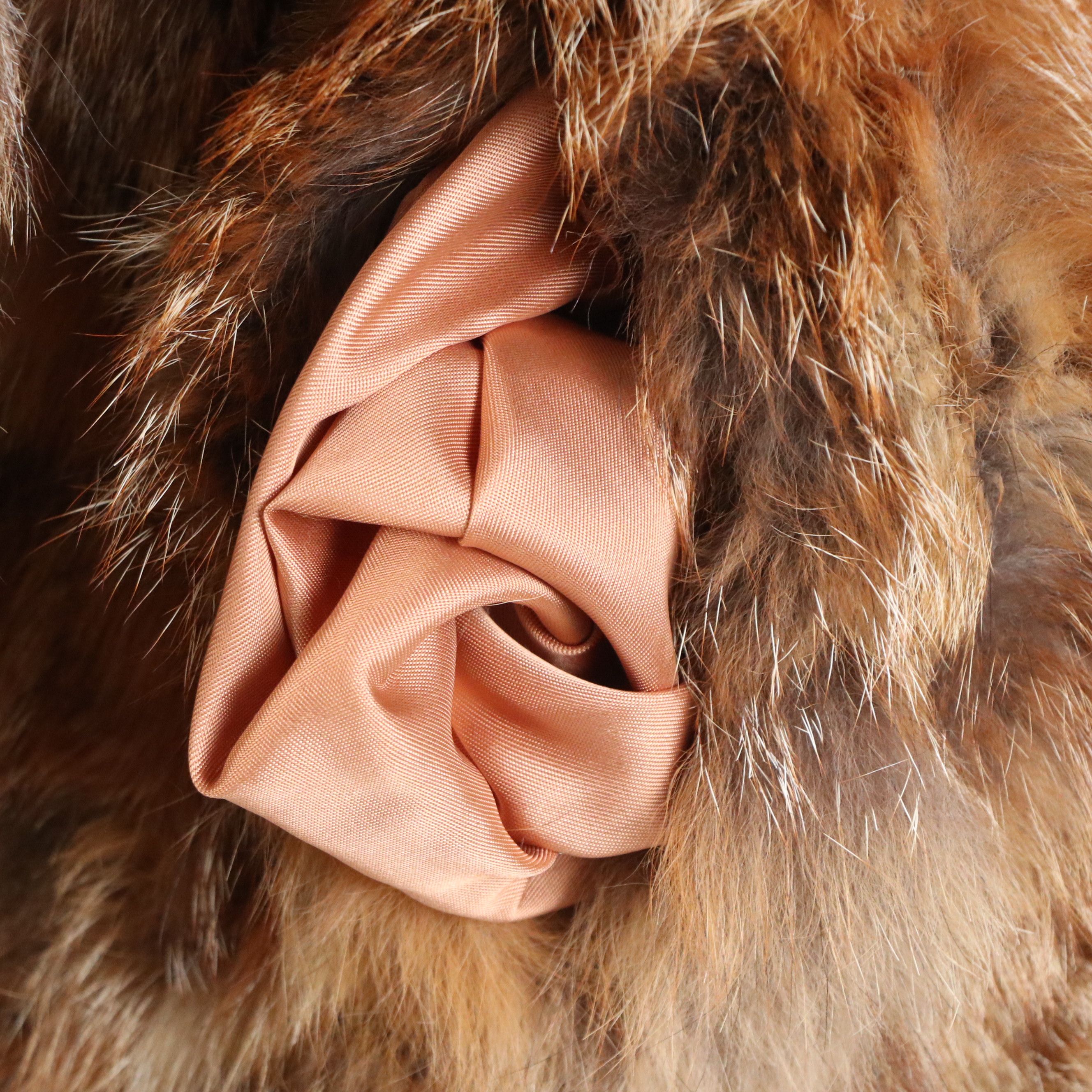 Sectioned Coyote Fur Jacket