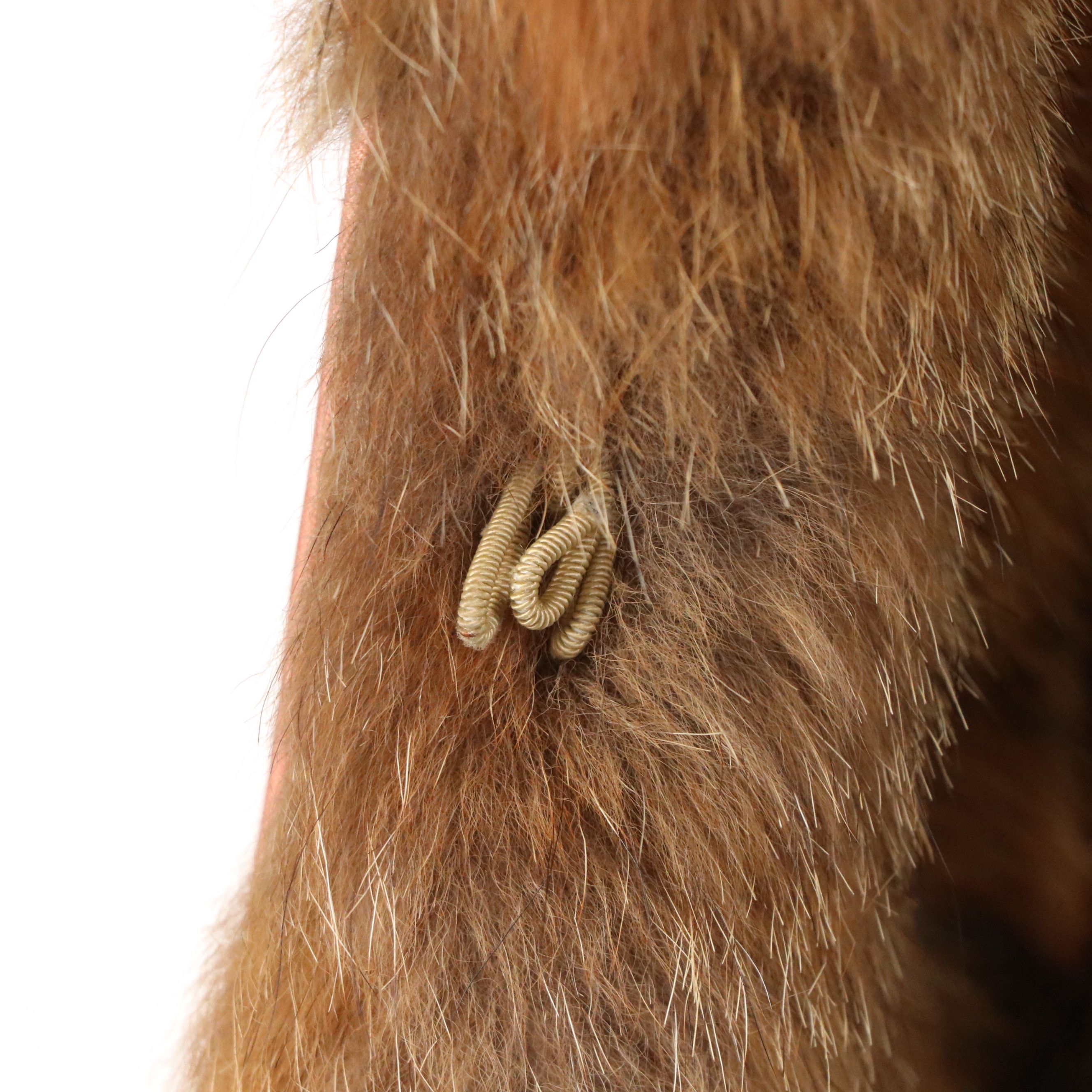 Sectioned Coyote Fur Jacket