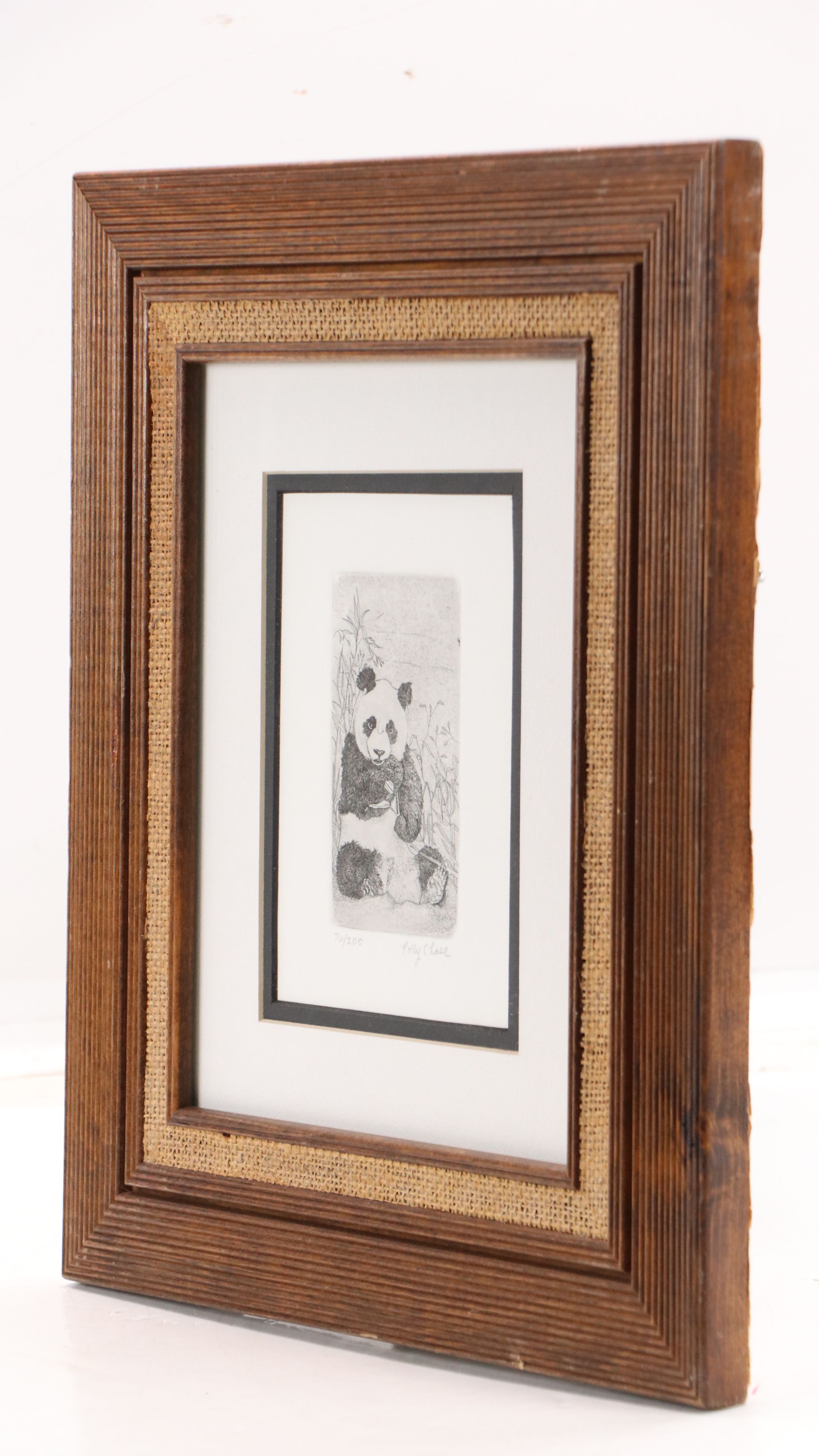 Polly Chase Etching "Panda Bear"