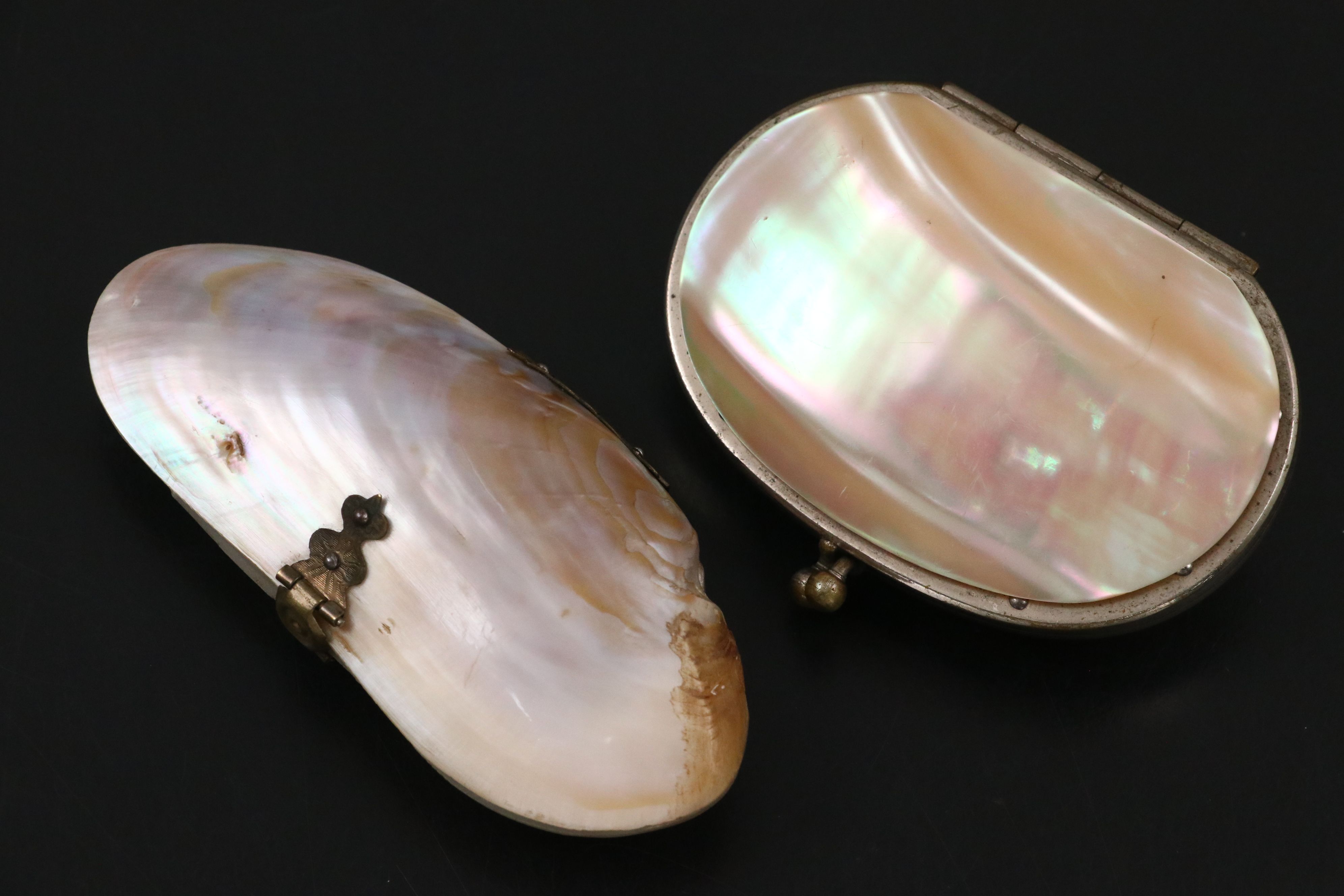 Mother-of-Pearl Handled Flatware and Coin Purses
