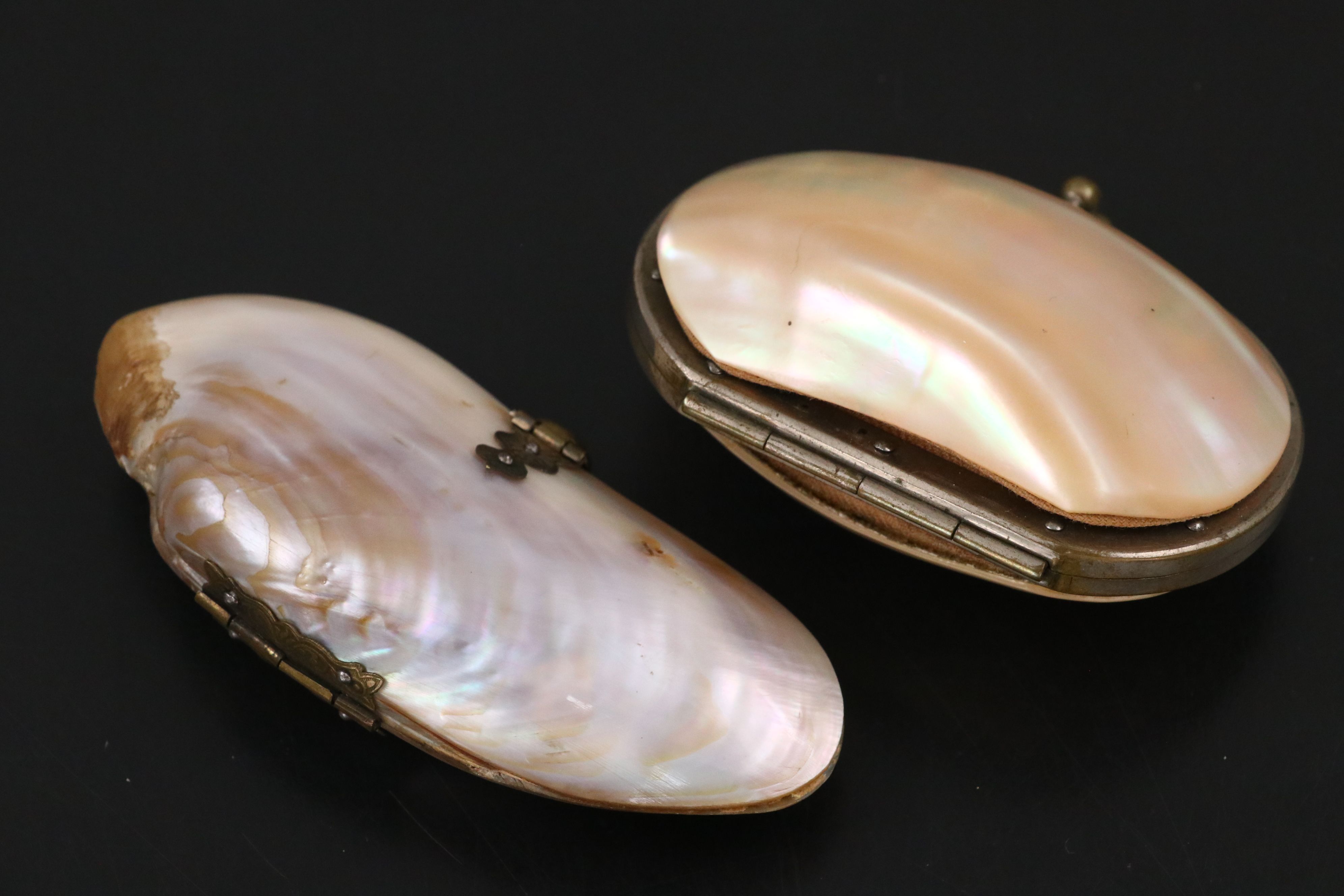 Mother-of-Pearl Handled Flatware and Coin Purses