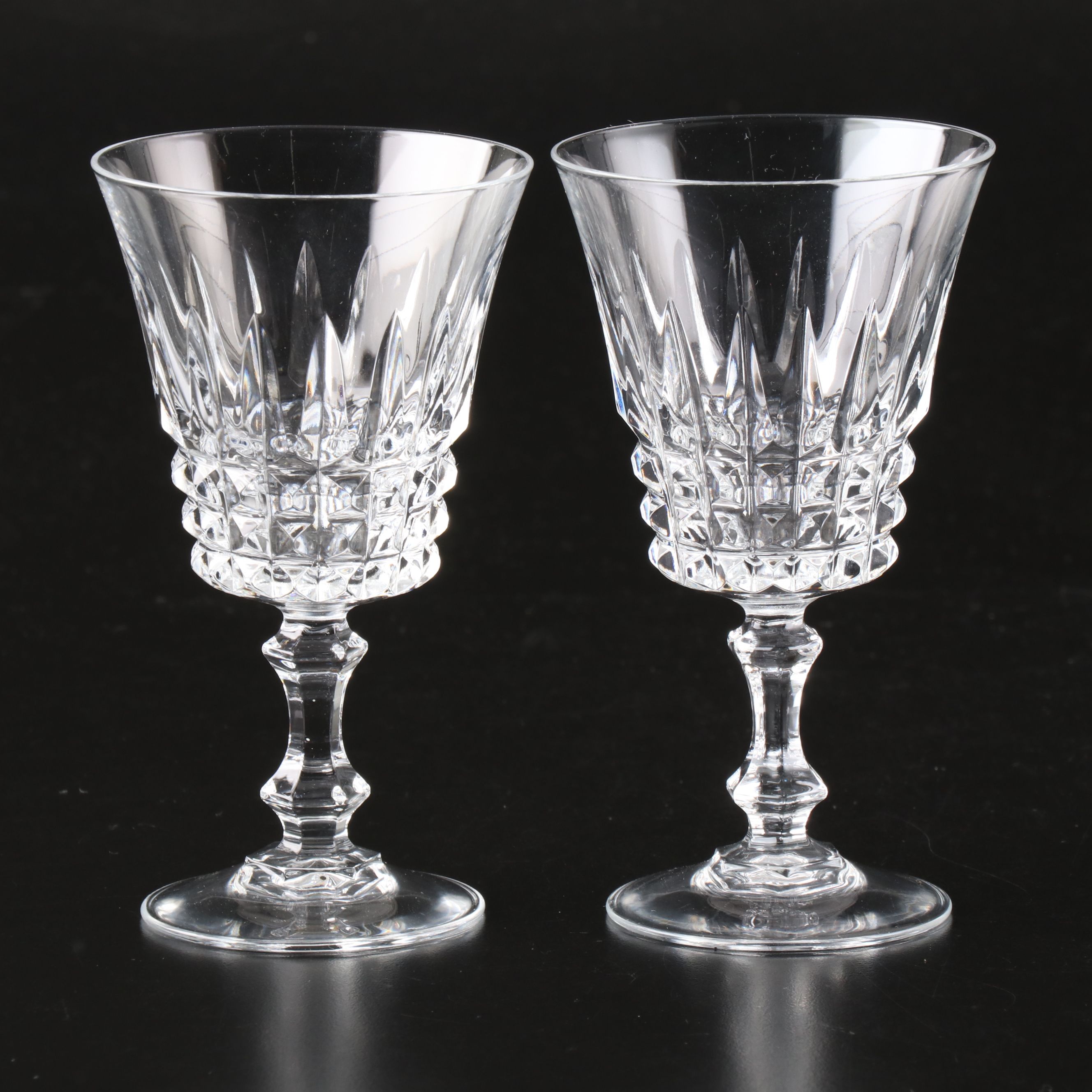 Cristal d'Arques-Durand Crystal and Other Sherry and Cordial Glasses