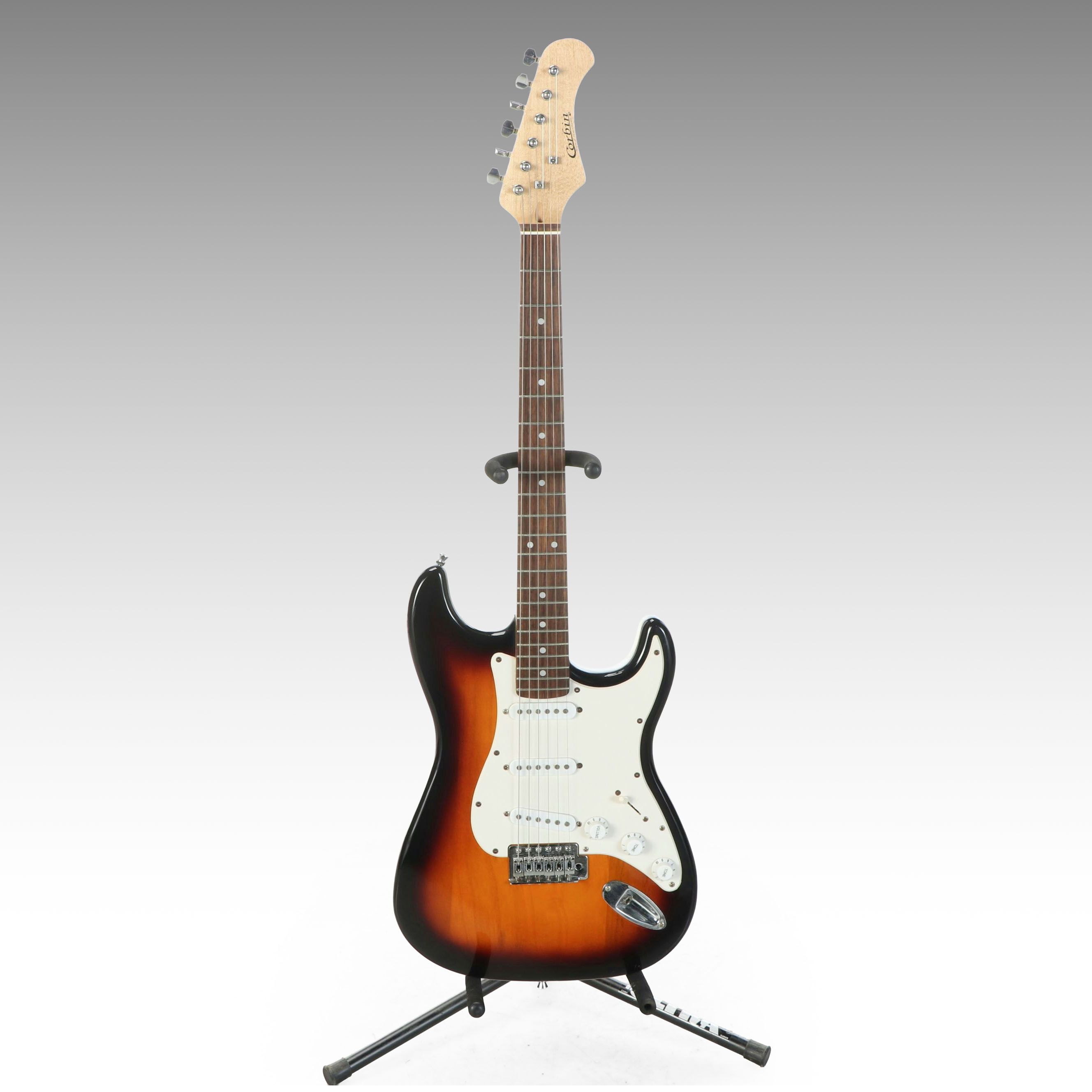Corbin Sunburst Electric Guitar, 21st Century