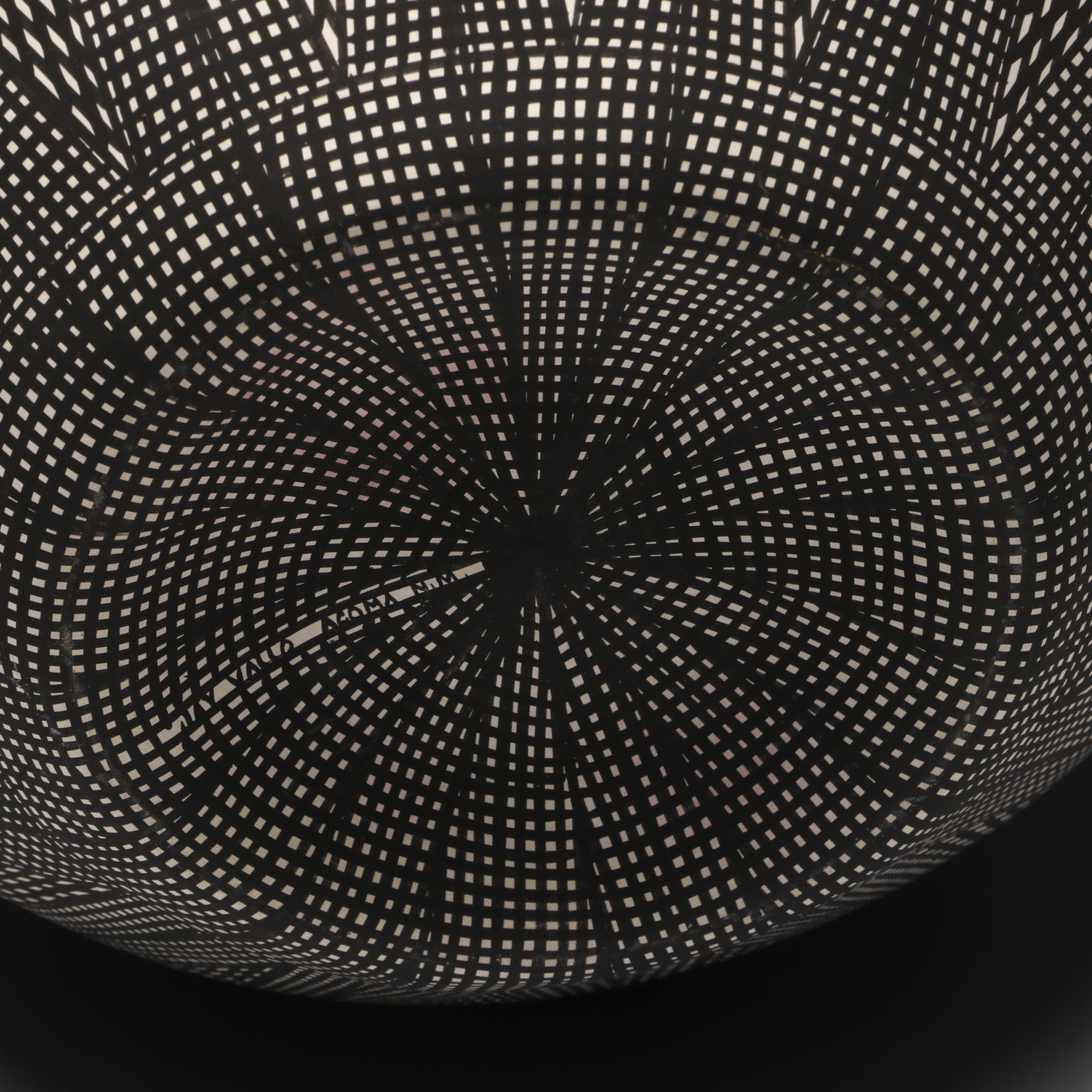 Jay Vallo Acoma Pueblo Pottery Fine Line Vase