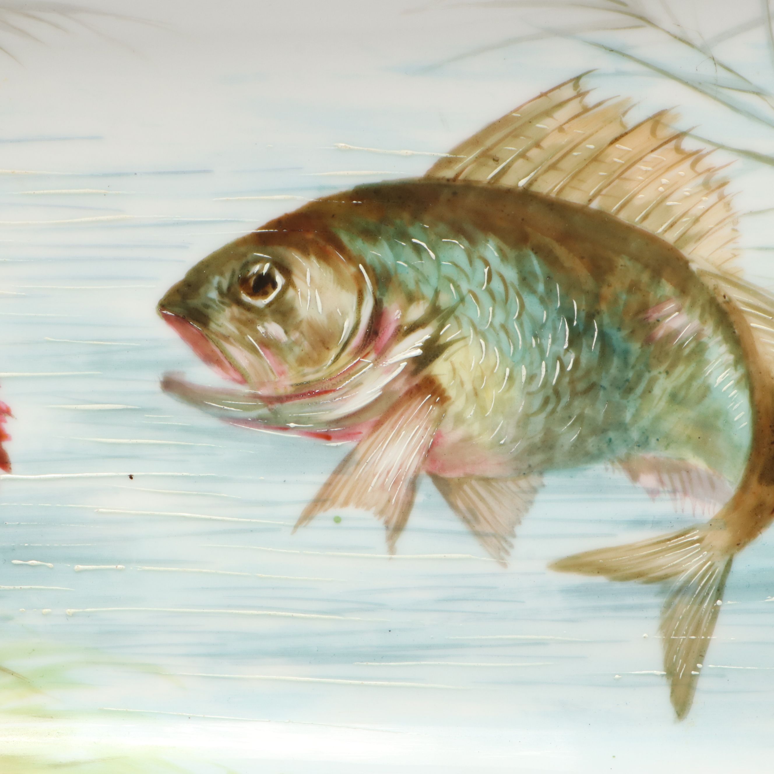 Haviland "Schleiger 10" Hand-Painted Fish Service