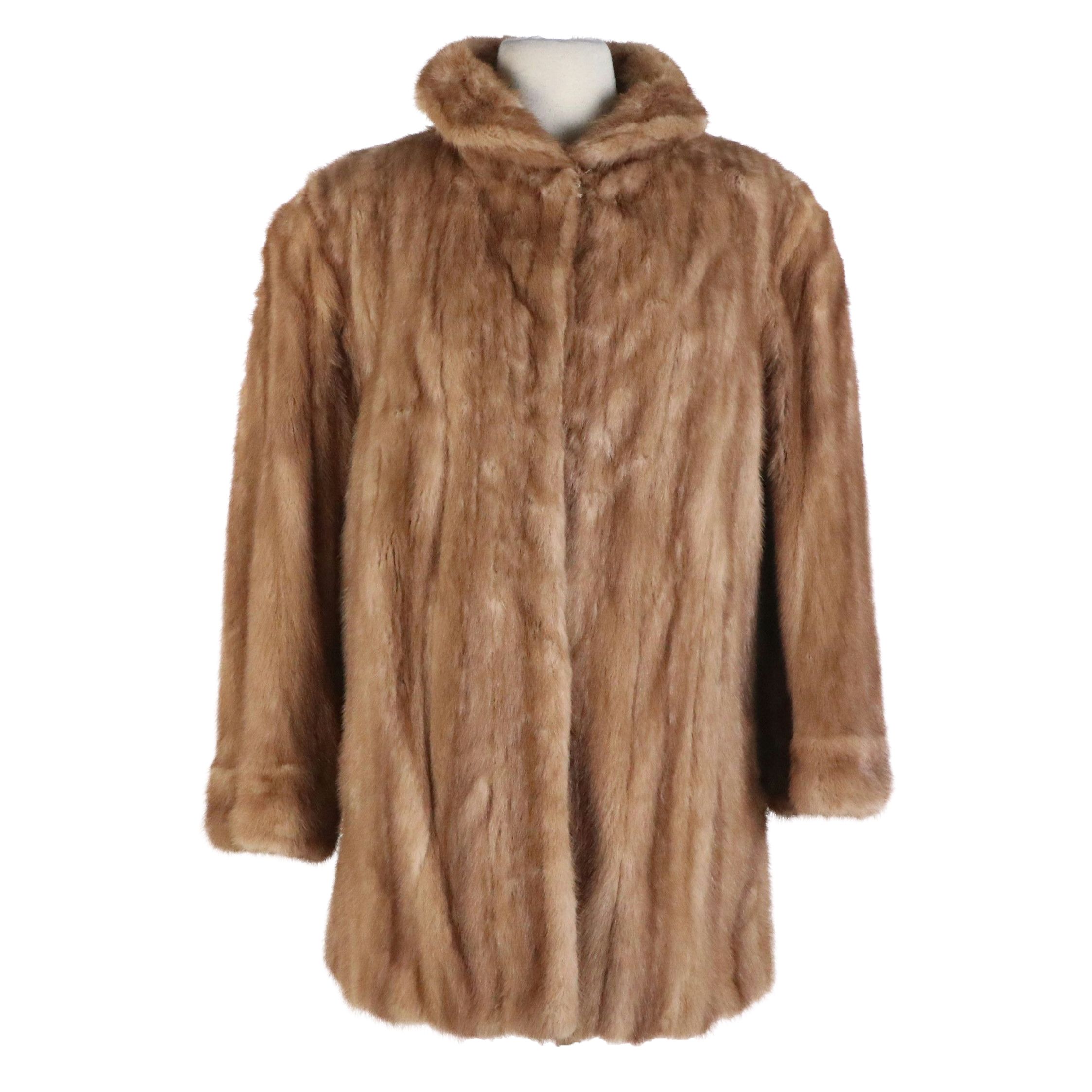 Collared Mink Fur Coat from R.K. Furs Inc.