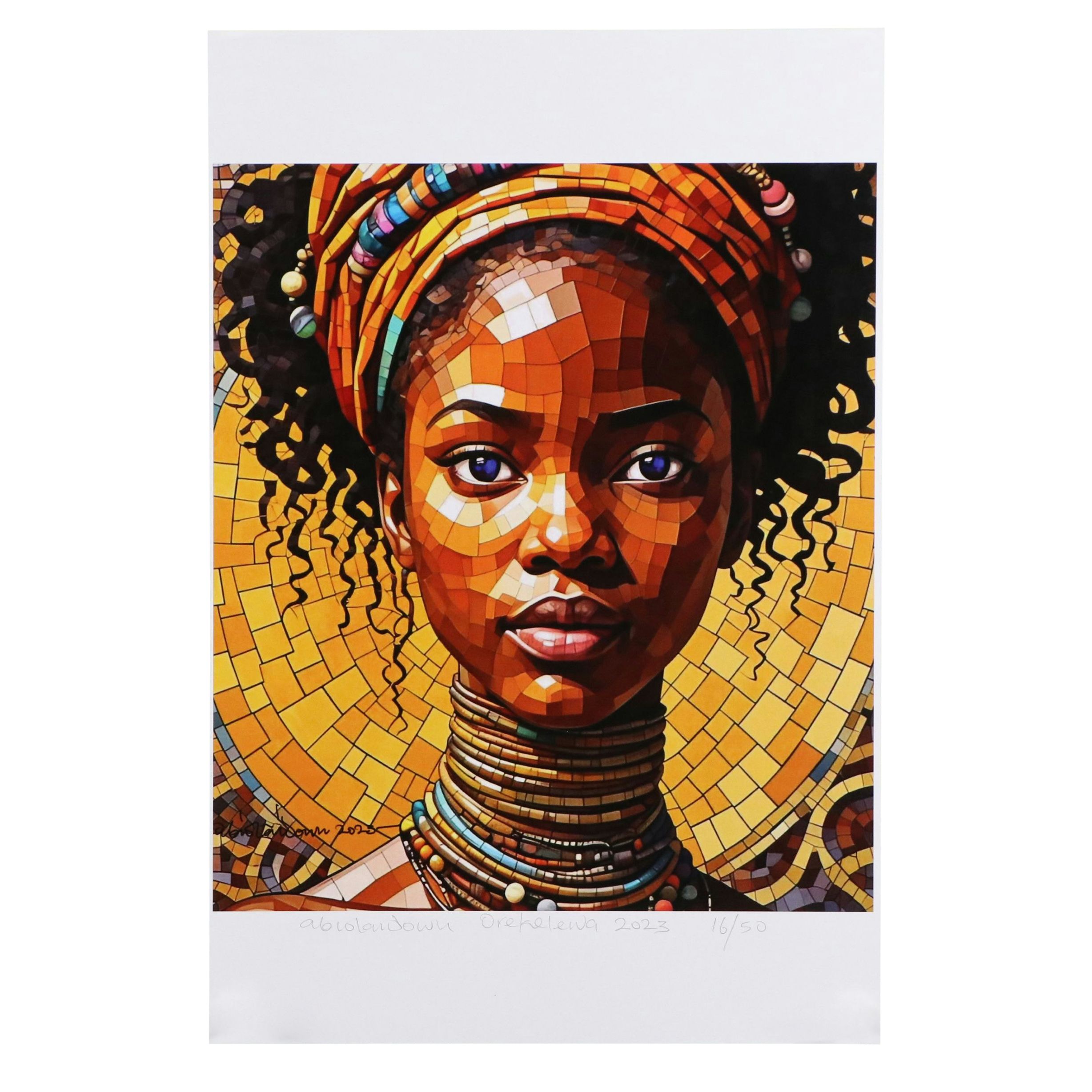 Abiola Idowu Digital Print "Orekelewa," 2023