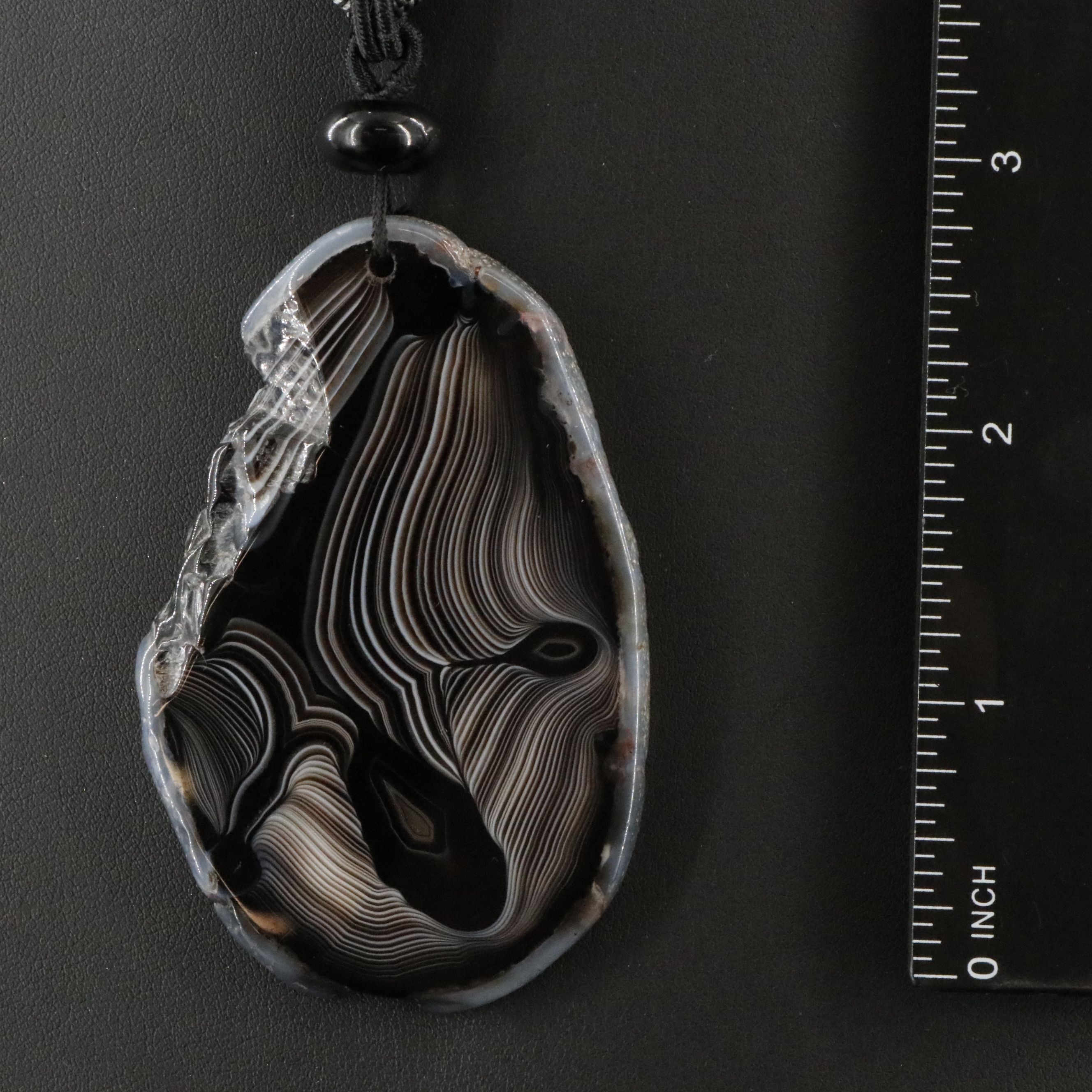 Cord Agate and Quartzite Necklace