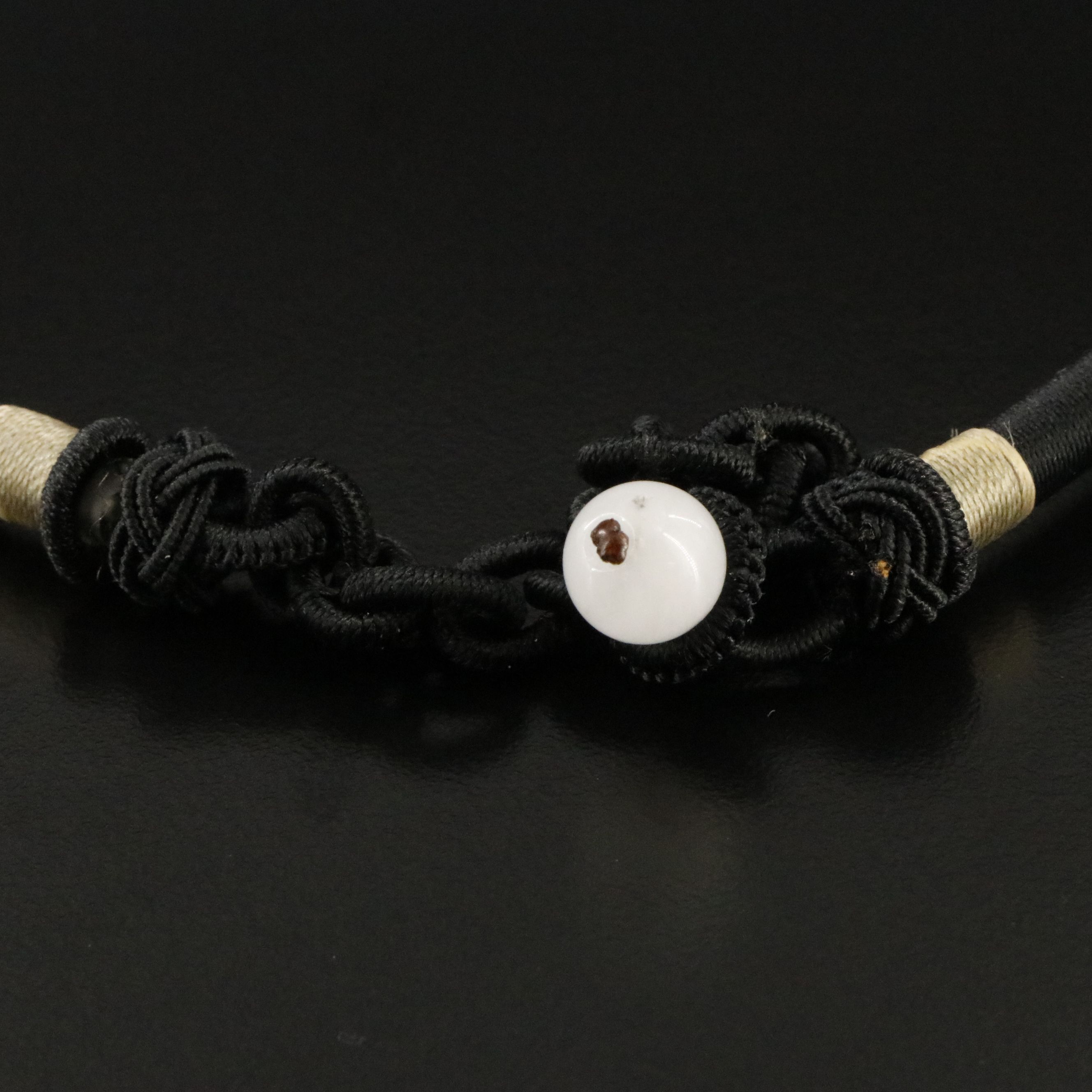 Cord Agate and Quartzite Necklace