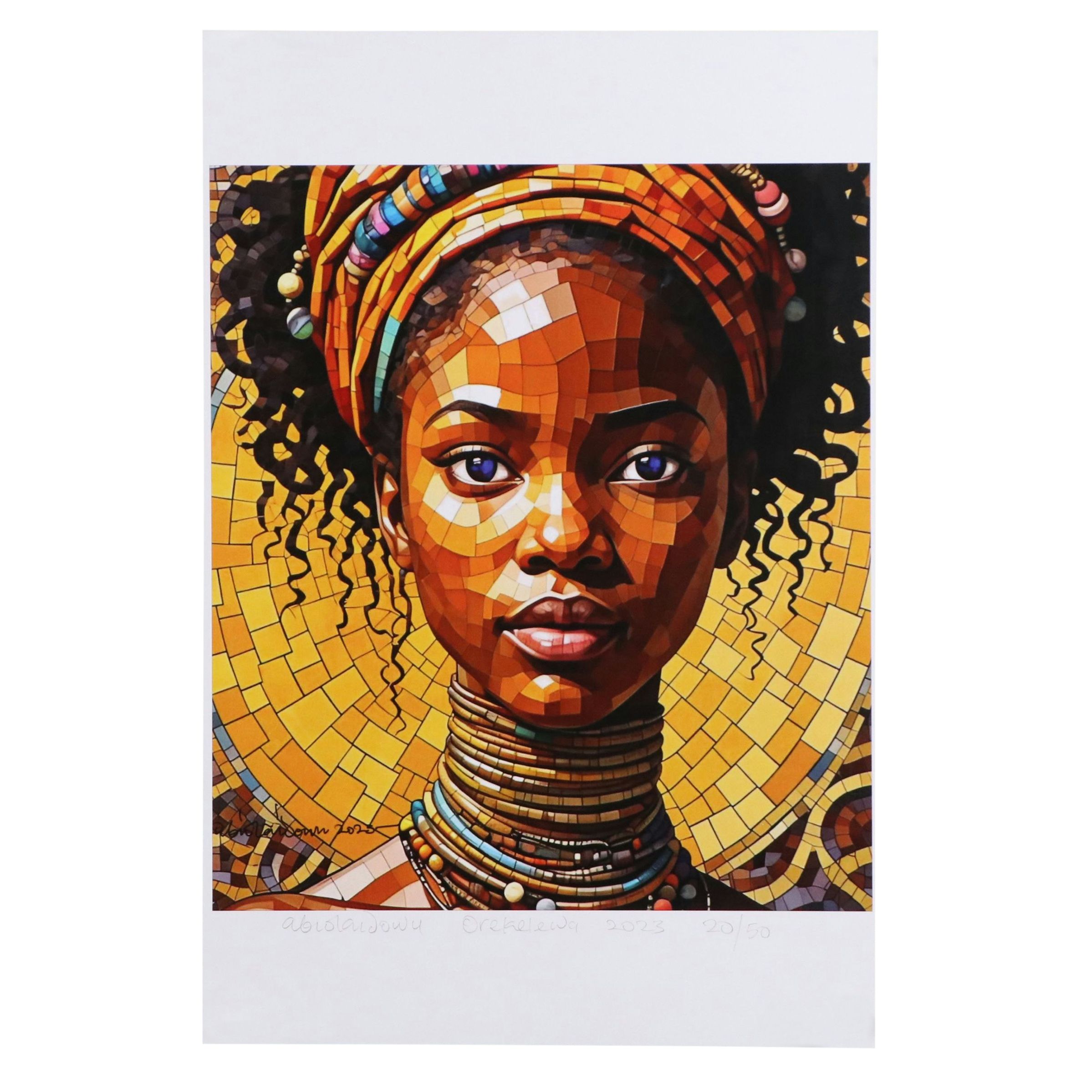 Abiola Idowu Digital Print "Orekelewa," 2023