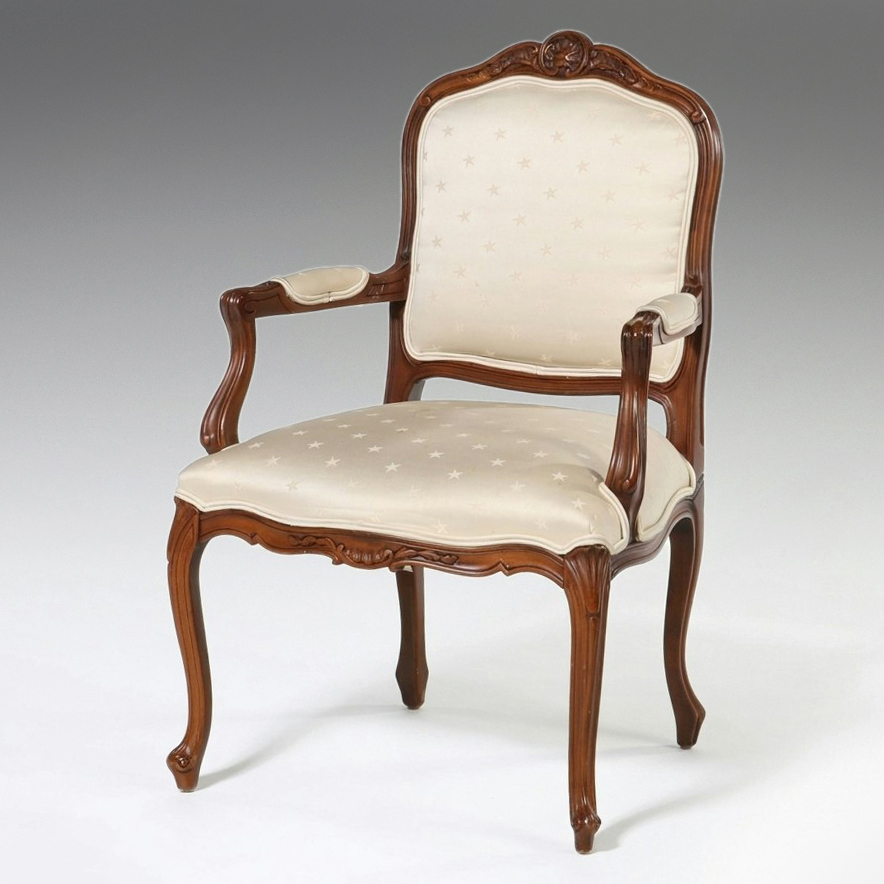 Ethan Allen Louis XV Style Armchair