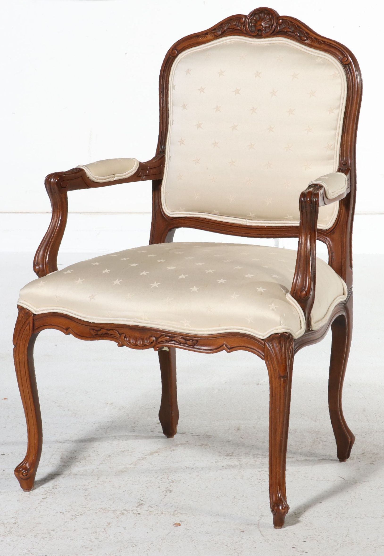 Ethan Allen Louis XV Style Armchair