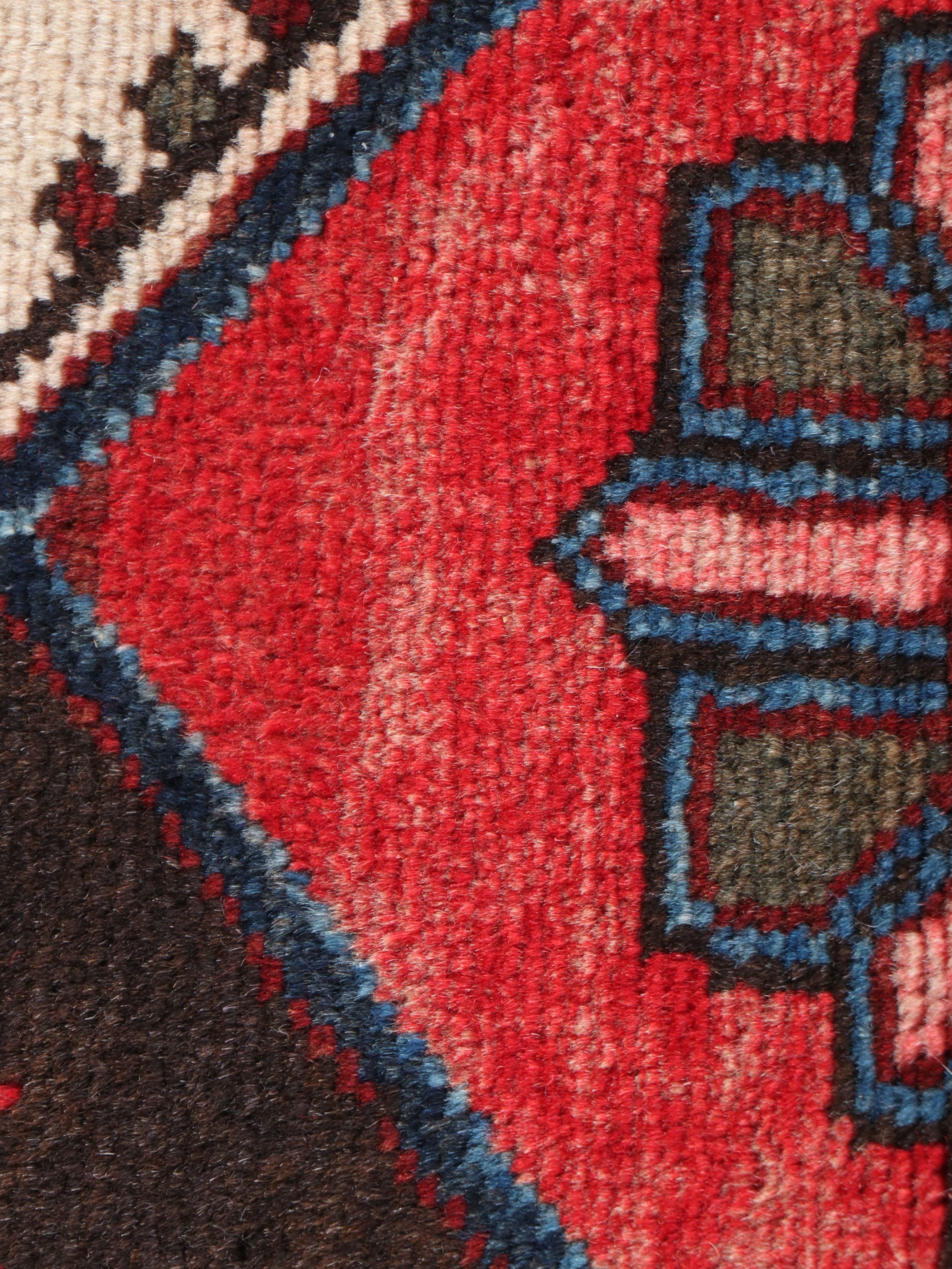 3'4 x 9'5 Hand-Knotted Persian Karajeh Long Rug