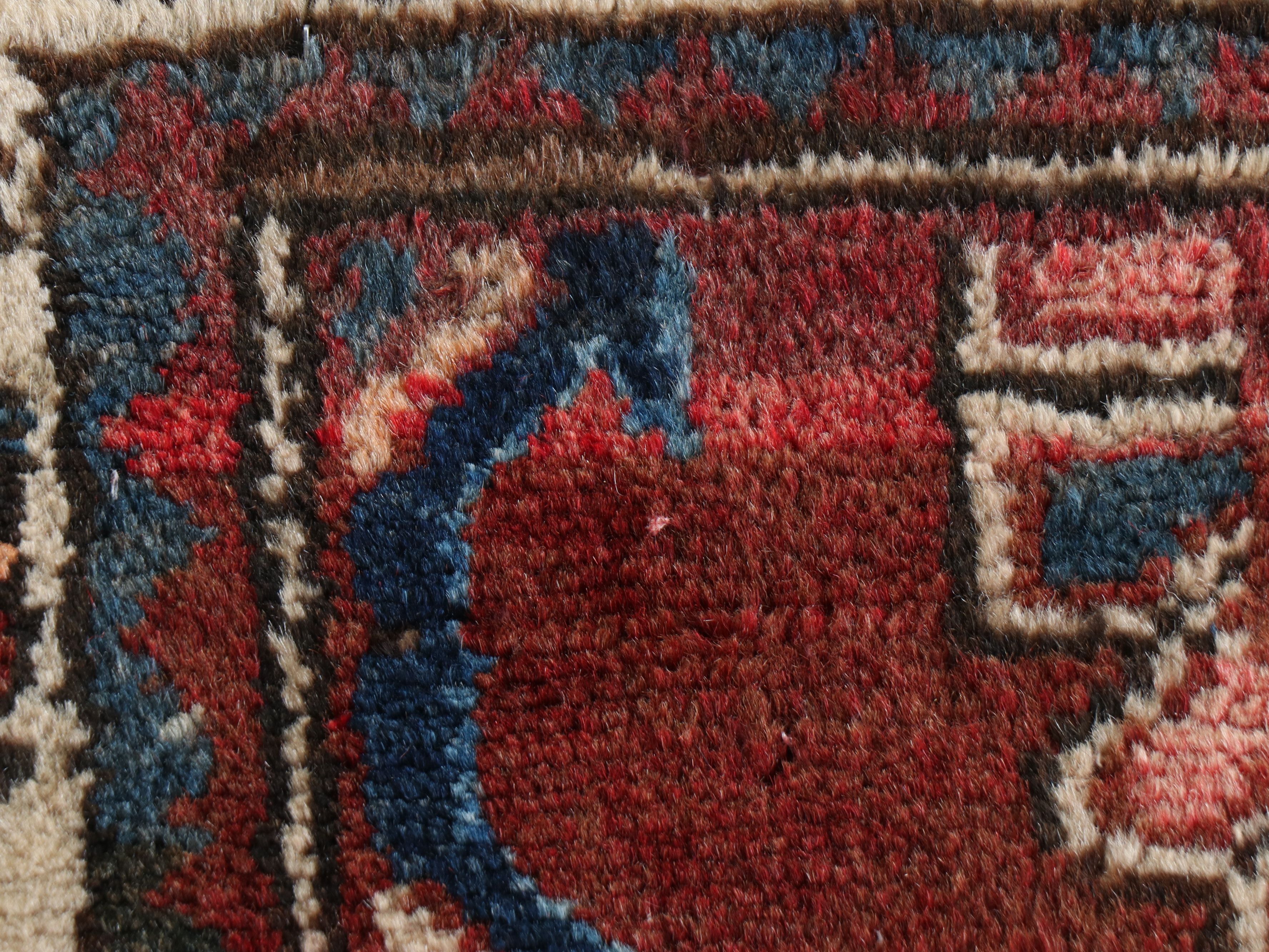 3'4 x 9'5 Hand-Knotted Persian Karajeh Long Rug