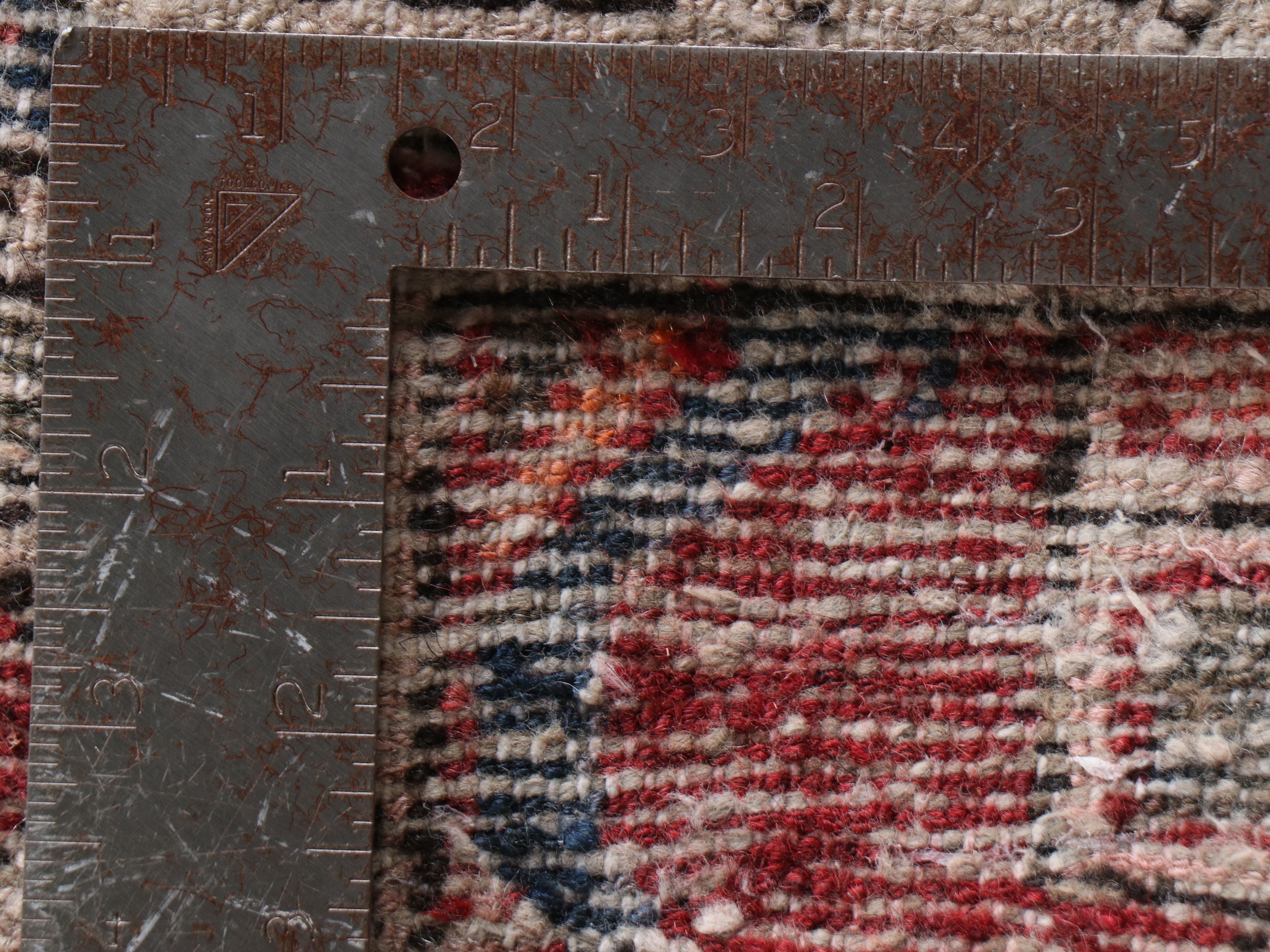 3'4 x 9'5 Hand-Knotted Persian Karajeh Long Rug