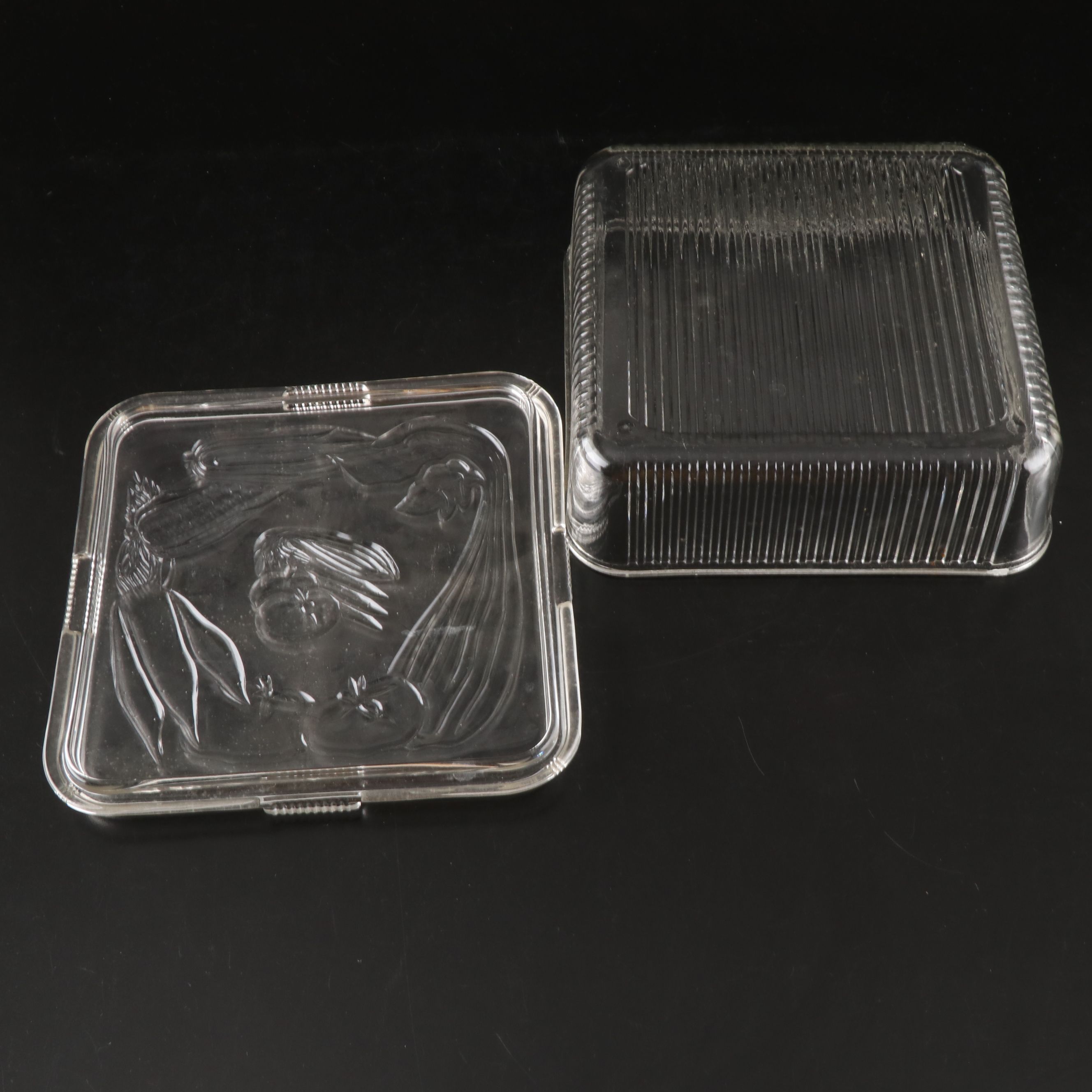 Federal Glass Company Fruit and Vegetable Refrigerator Boxes