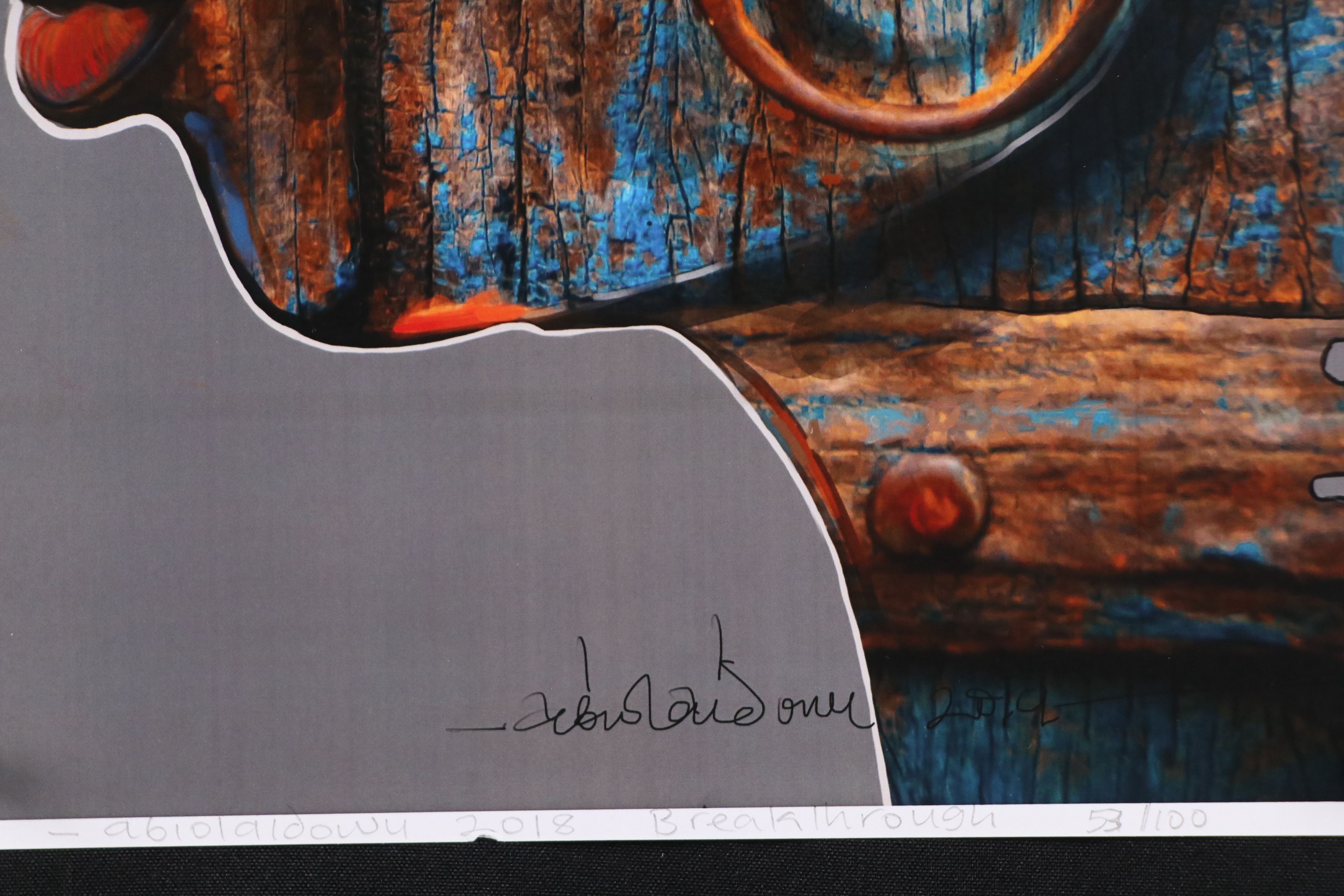 Abiola Idowu Digital Print "Breakthrough," 2018