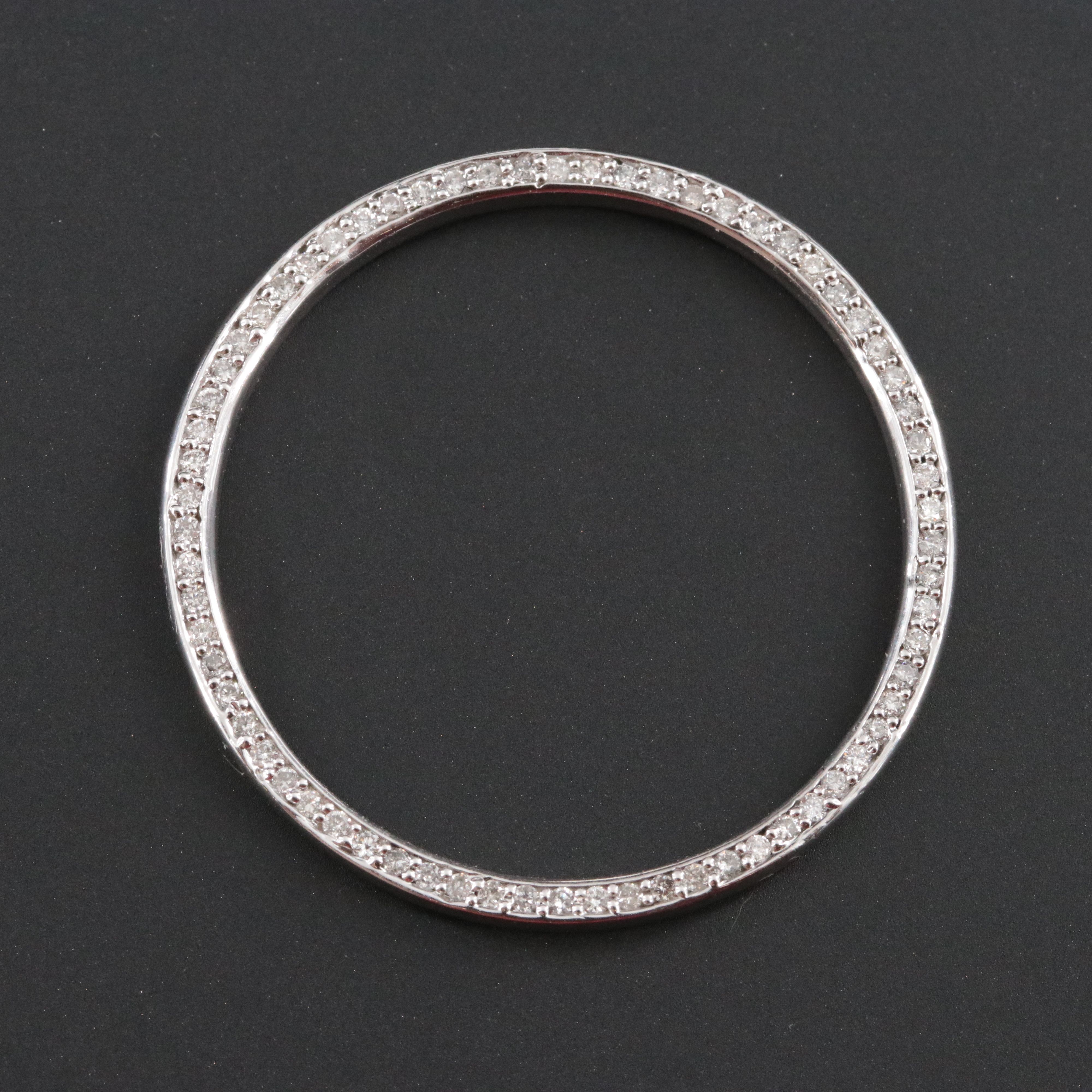 14K 0.72 CTW Diamond Circle Pendant