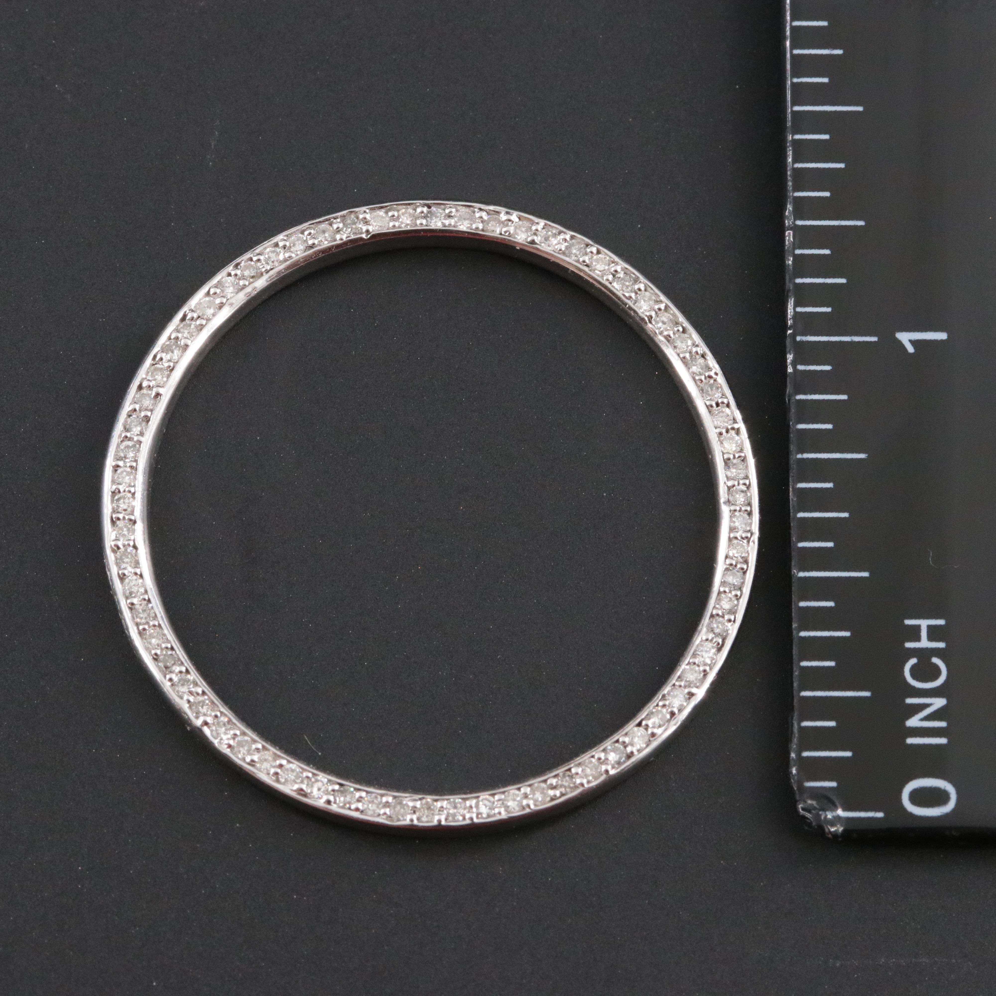 14K 0.72 CTW Diamond Circle Pendant
