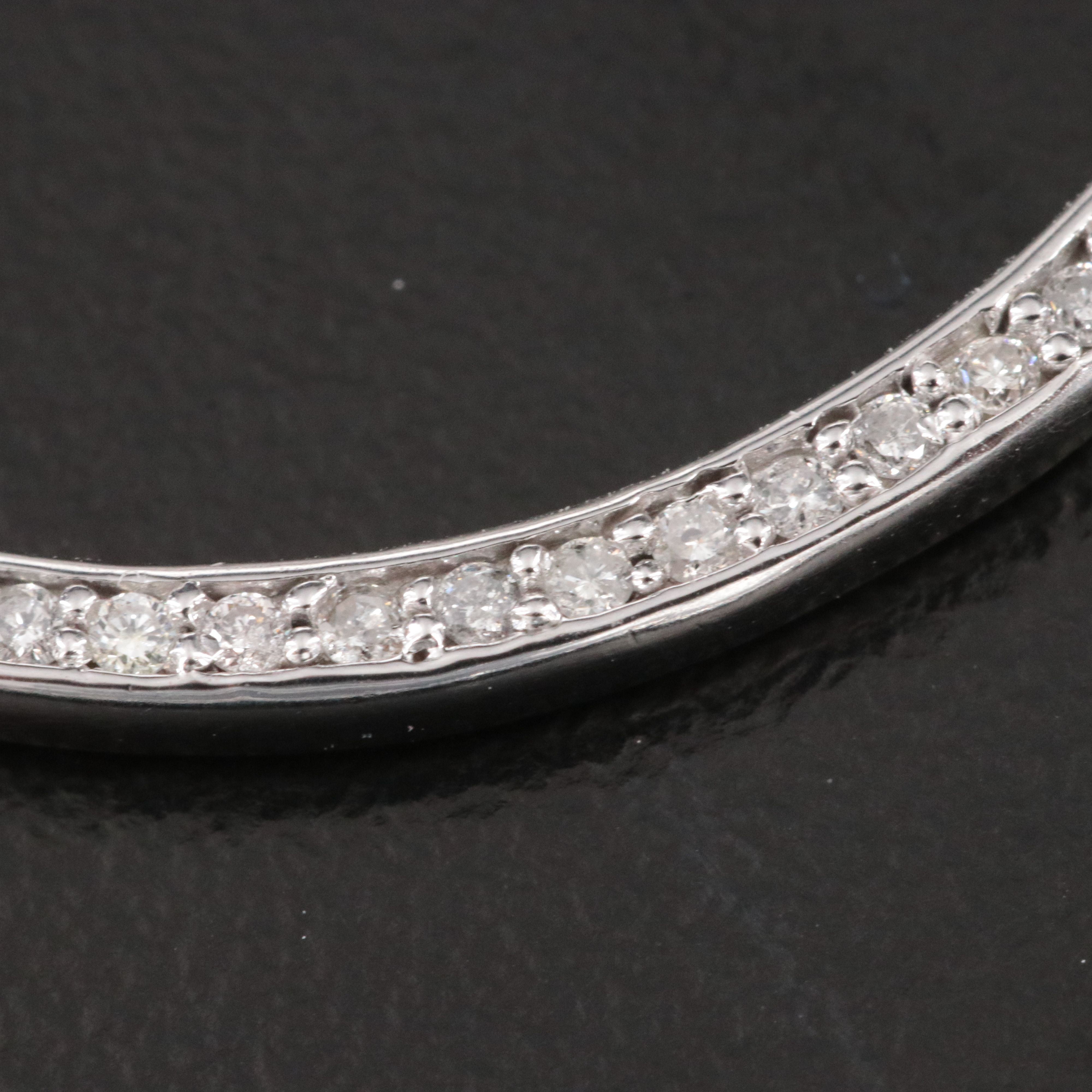 14K 0.72 CTW Diamond Circle Pendant