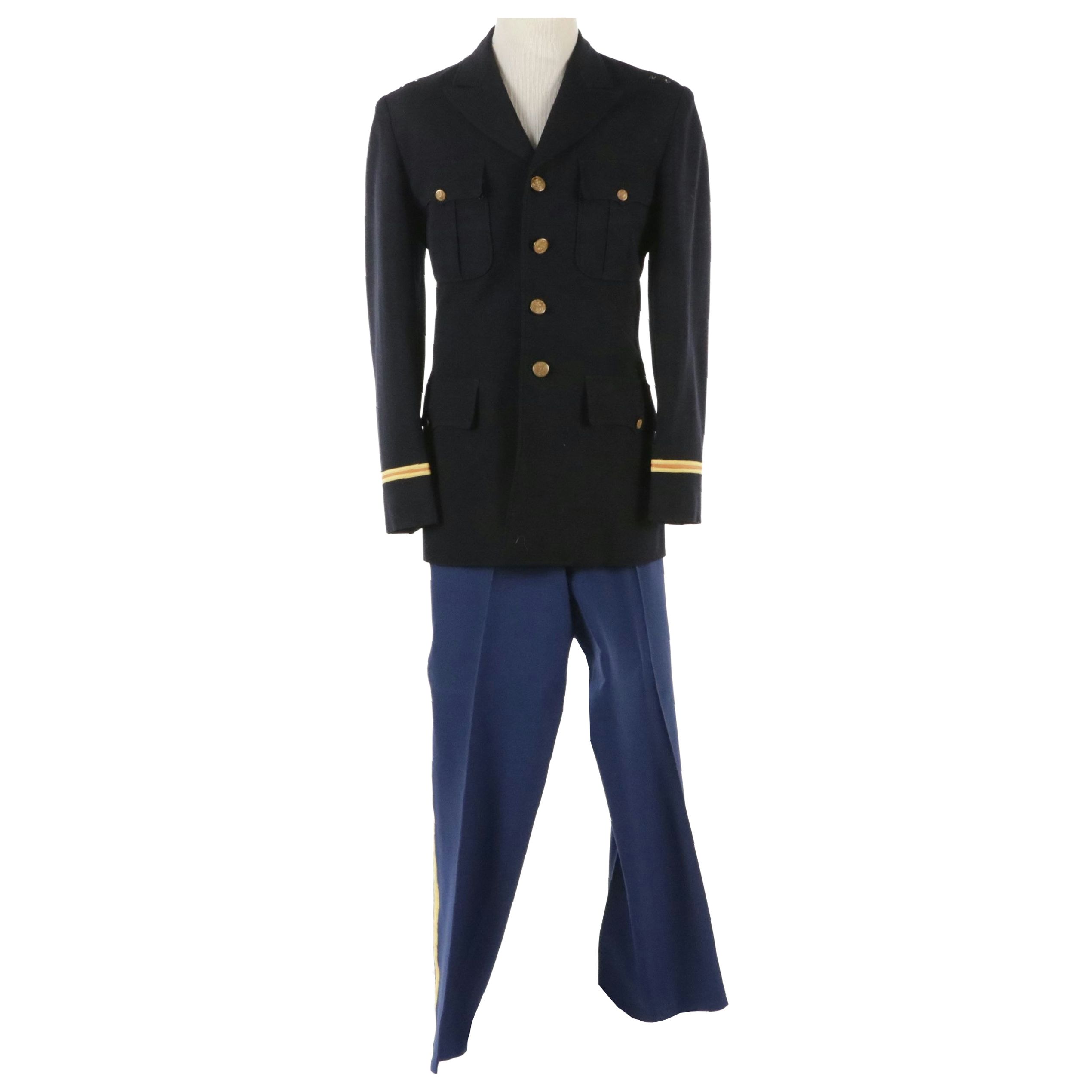Bespoke US Army Dress Blue Uniform, circa 1950