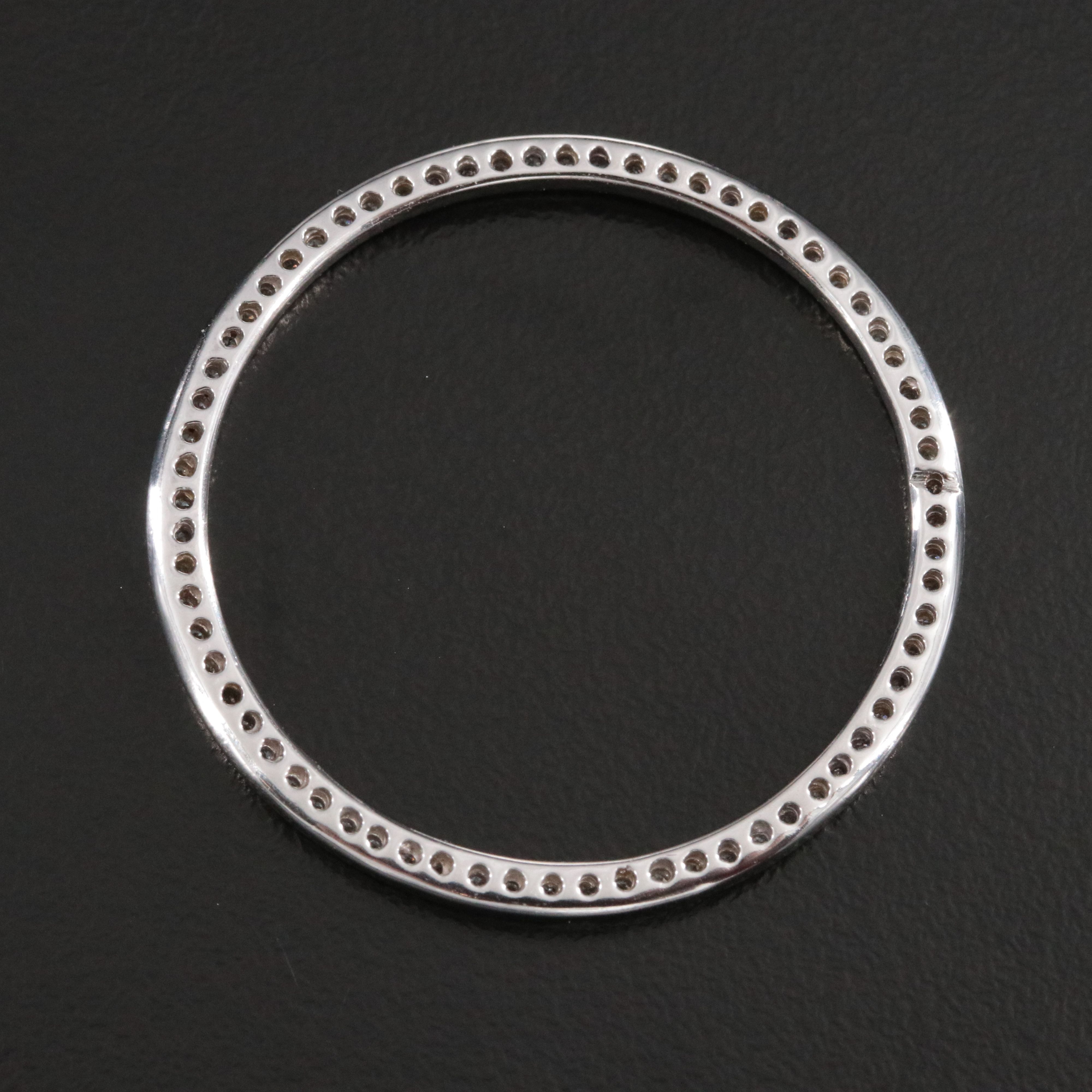 14K 0.72 CTW Diamond Circle Pendant