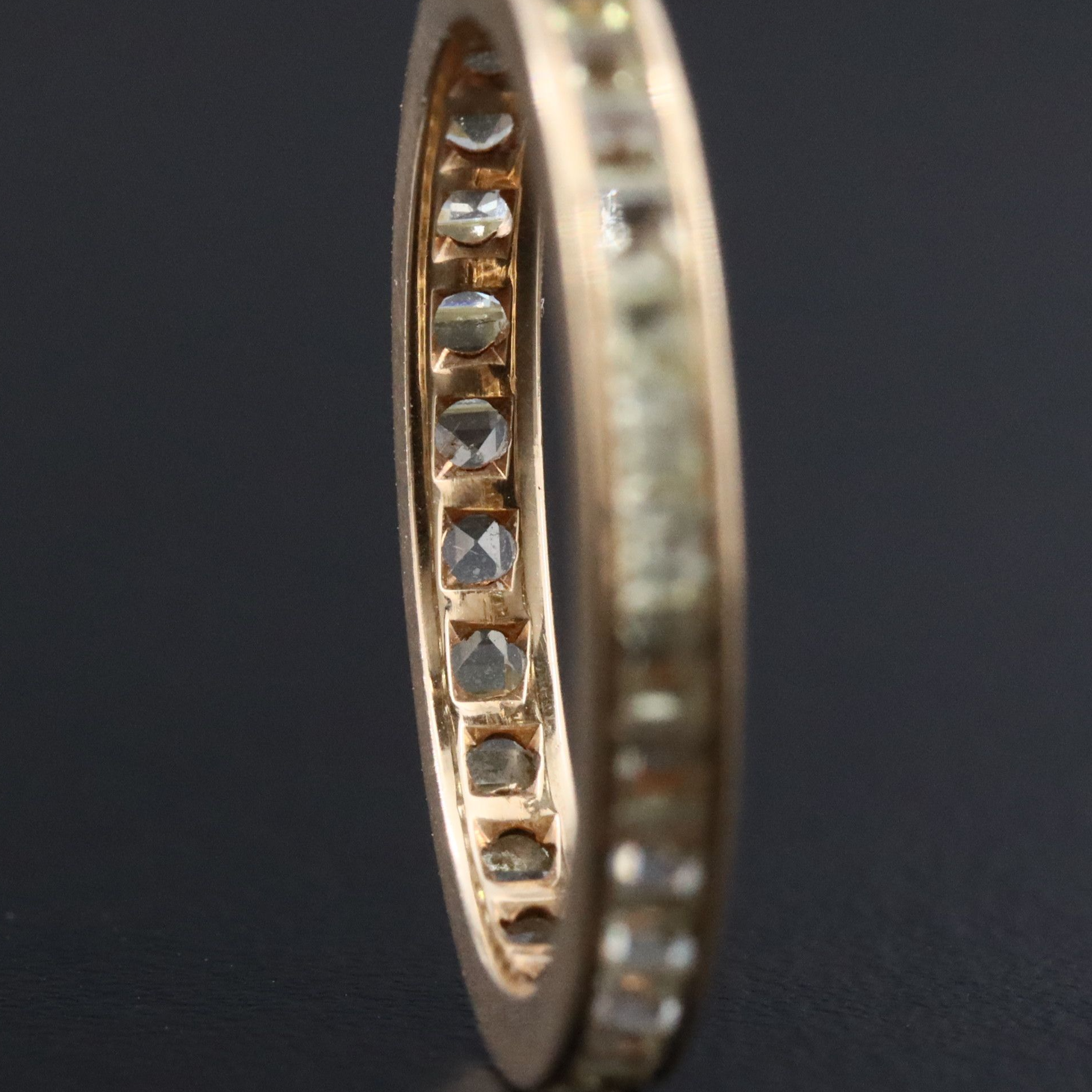 14K Sapphire Eternity Band