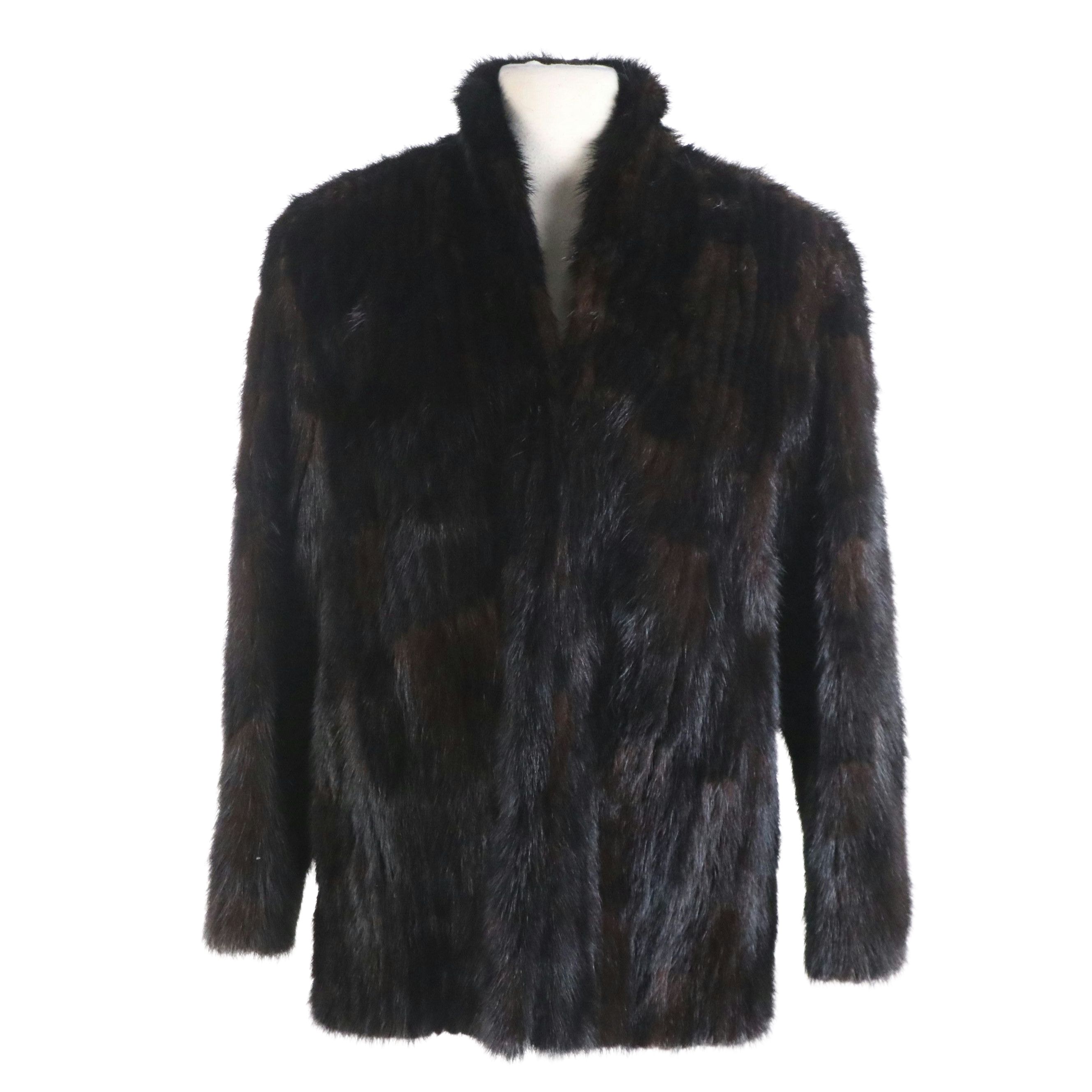 Corded Mink Fur Jacket