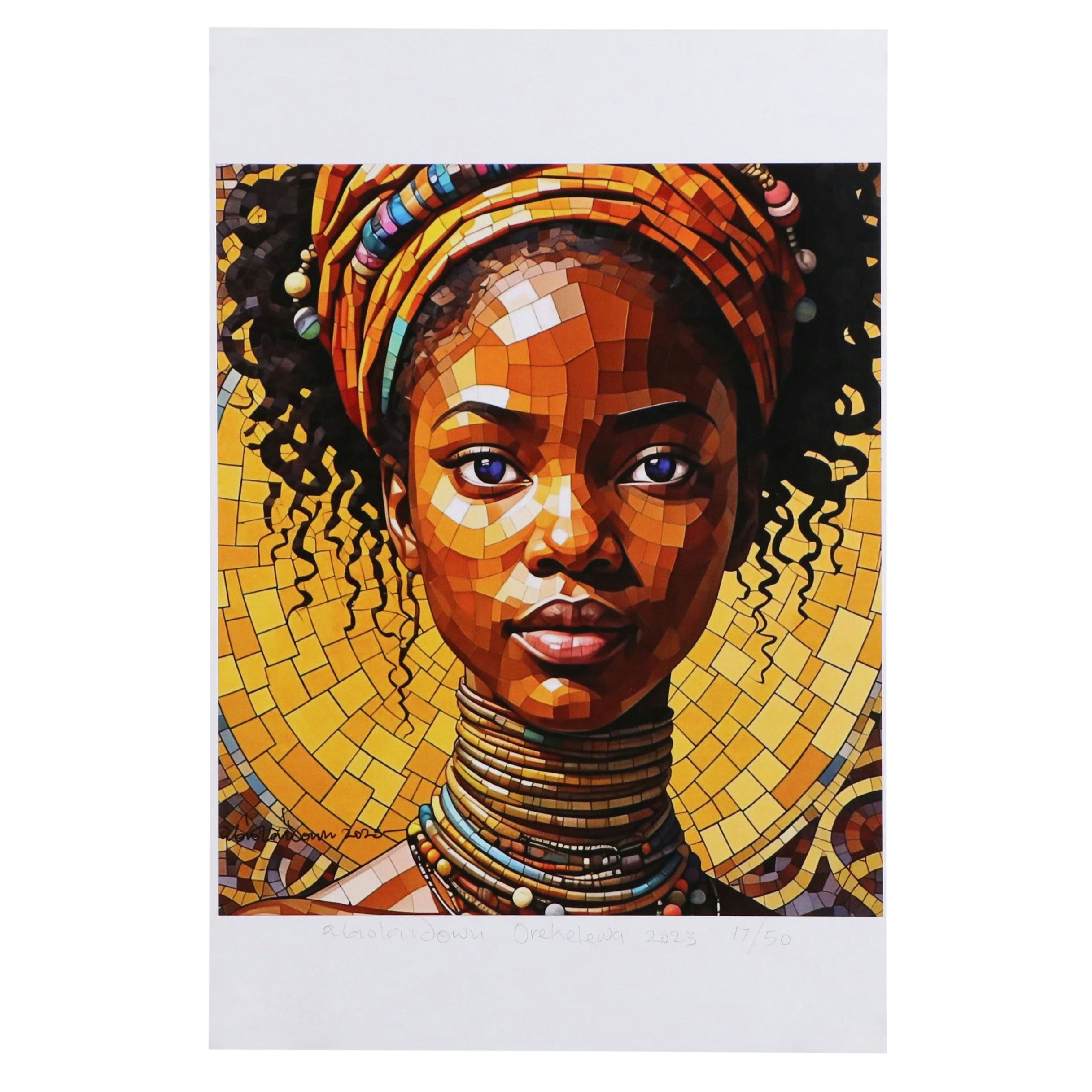 Abiola Idowu Digital Print "Orekelewa," 2023