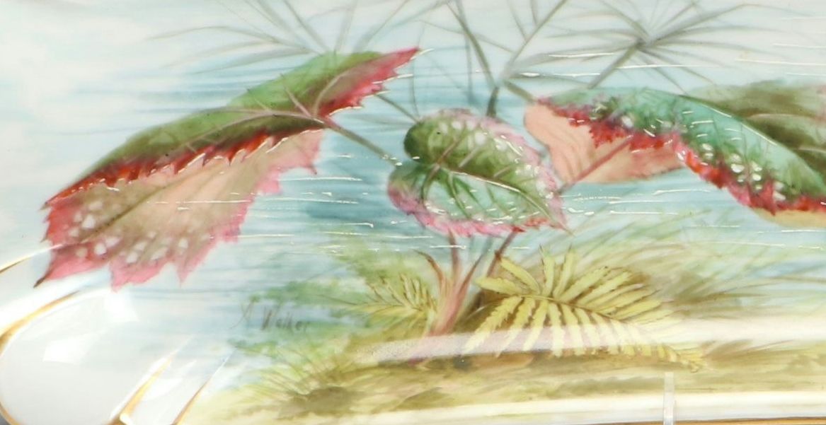 Haviland "Schleiger 10" Hand-Painted Fish Service