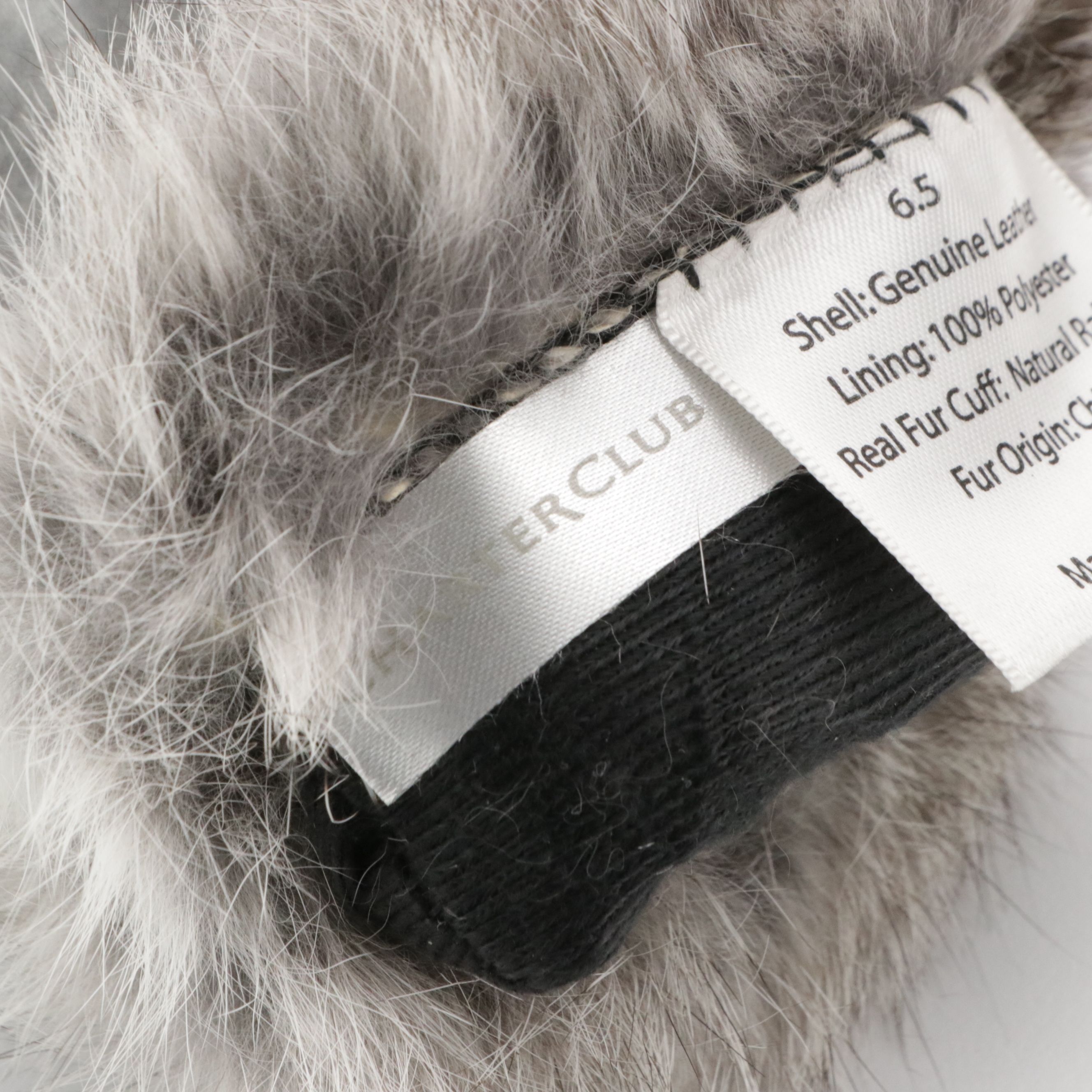 Talbots Leather Gloves, Grandoe Rabbit Fur Lined Gloves, and More