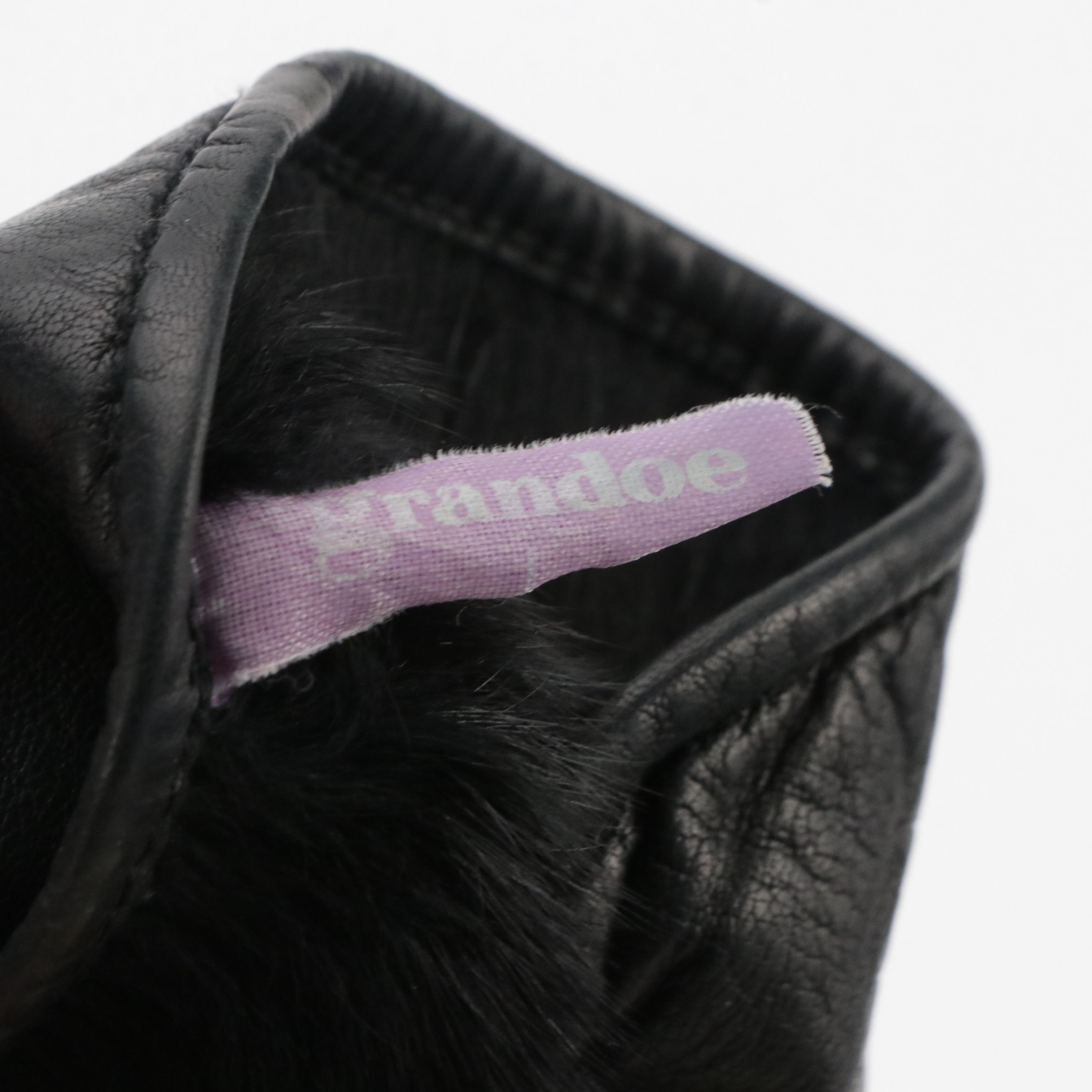 Talbots Leather Gloves, Grandoe Rabbit Fur Lined Gloves, and More