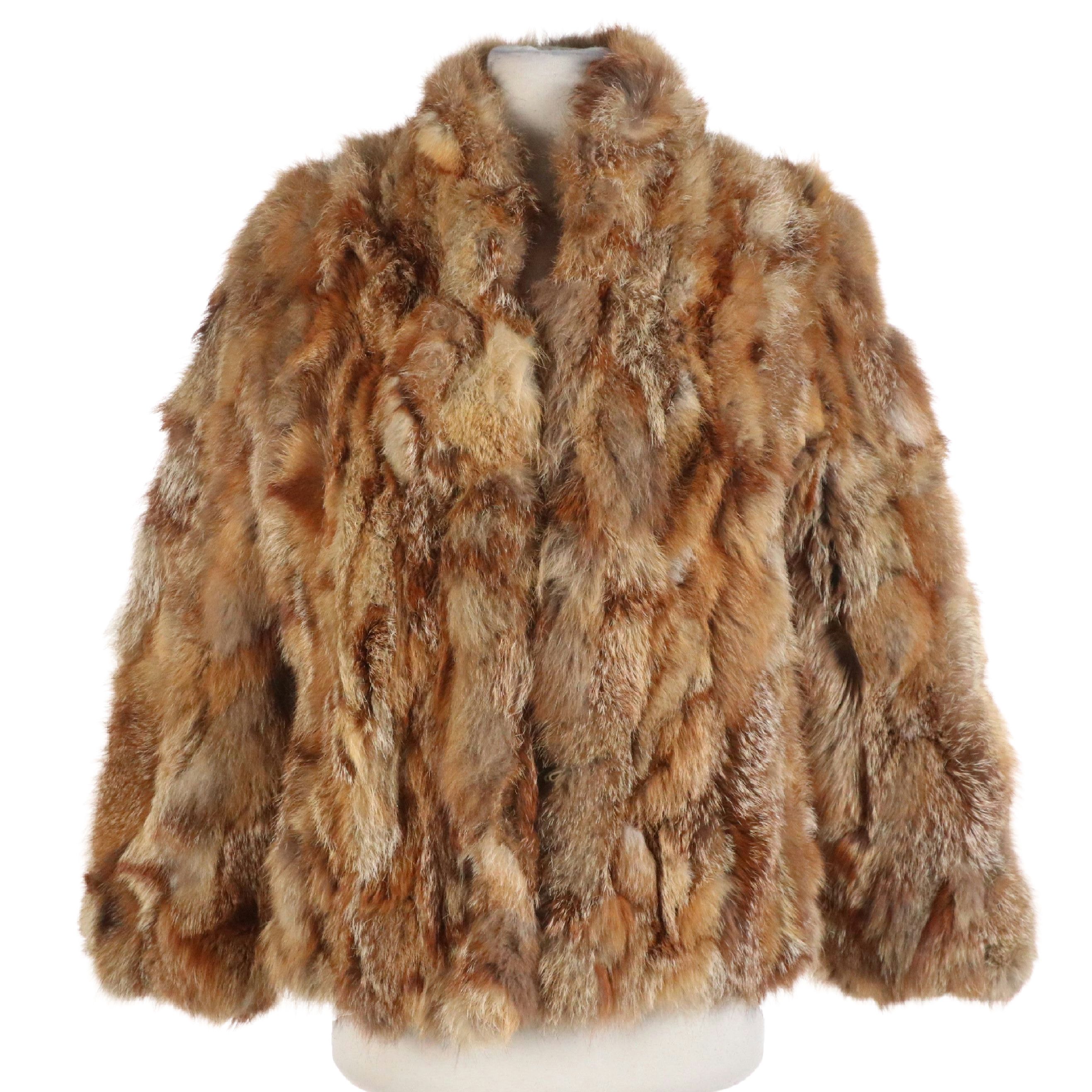 Sectioned Coyote Fur Jacket