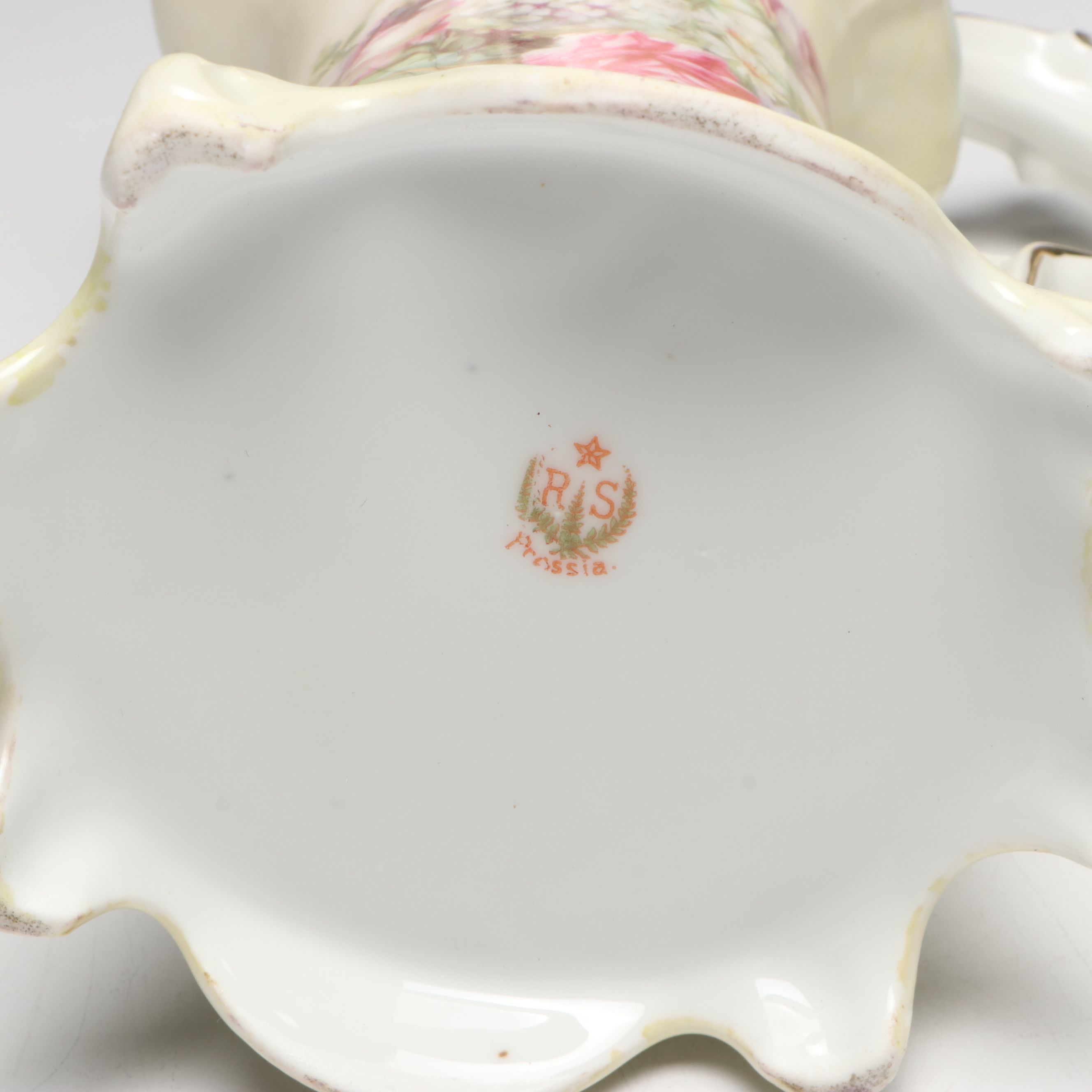 Reinhold Schlegelmilch Floral Porcelain Pitcher with Other Floral Teapot