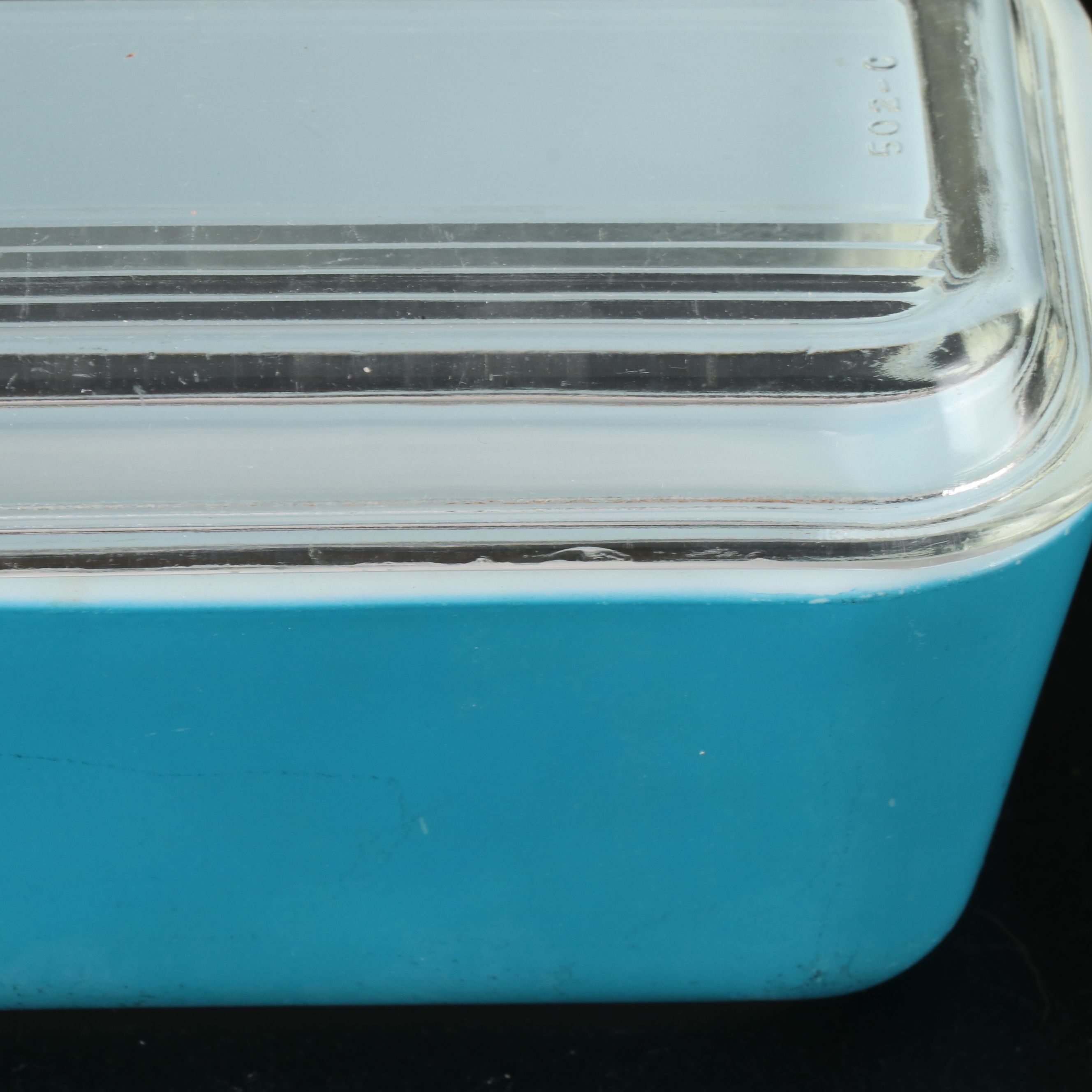 Pyrex "Primary Colors" Glass Refrigerator Boxes, Mid-20th Century
