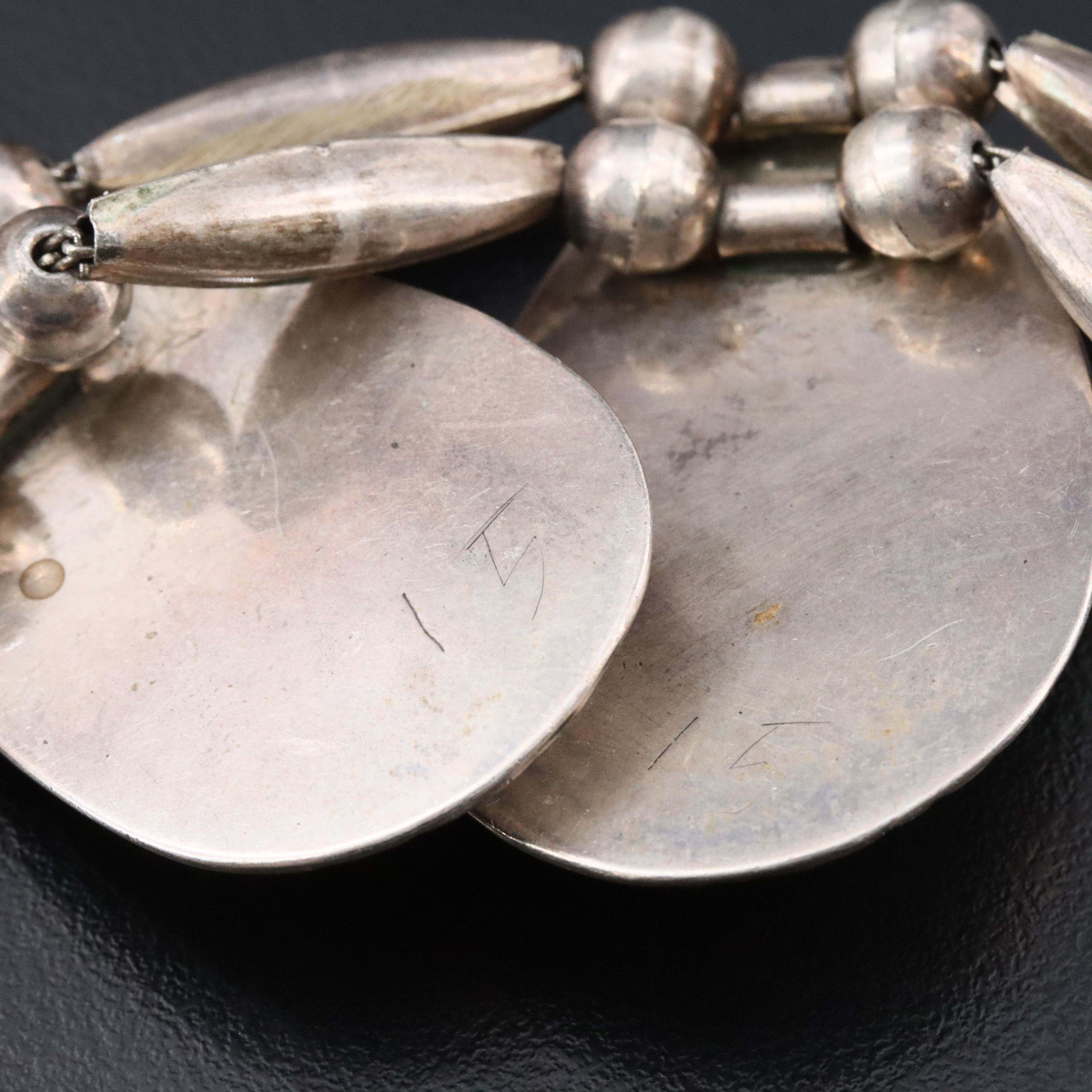 Southwestern Sterling Turquoise Shadowbox Necklace