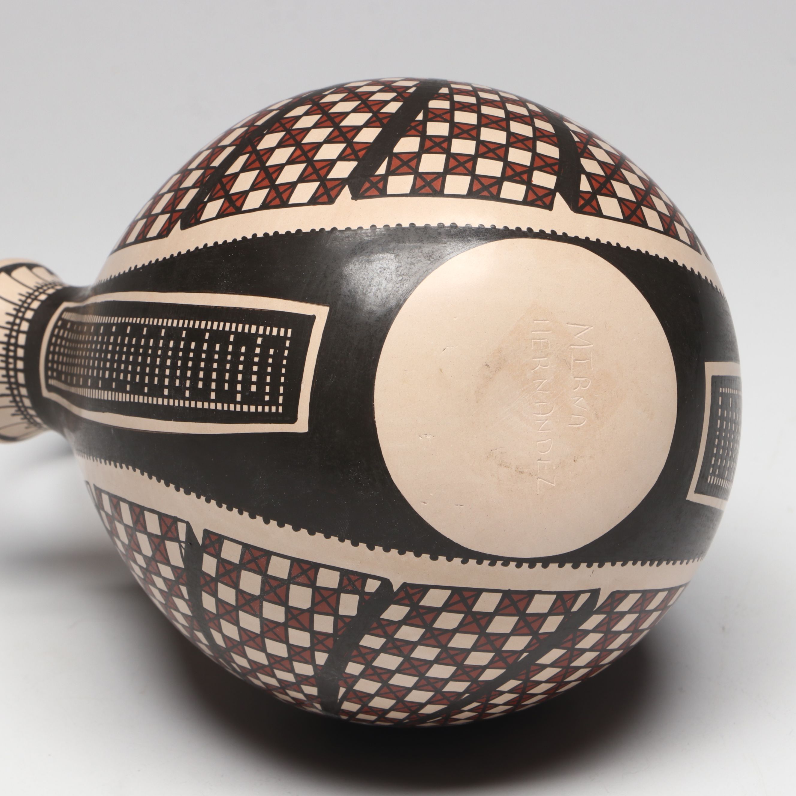 Mirna Hernandez Mata Ortiz Pueblo Pottery Wedding Vase