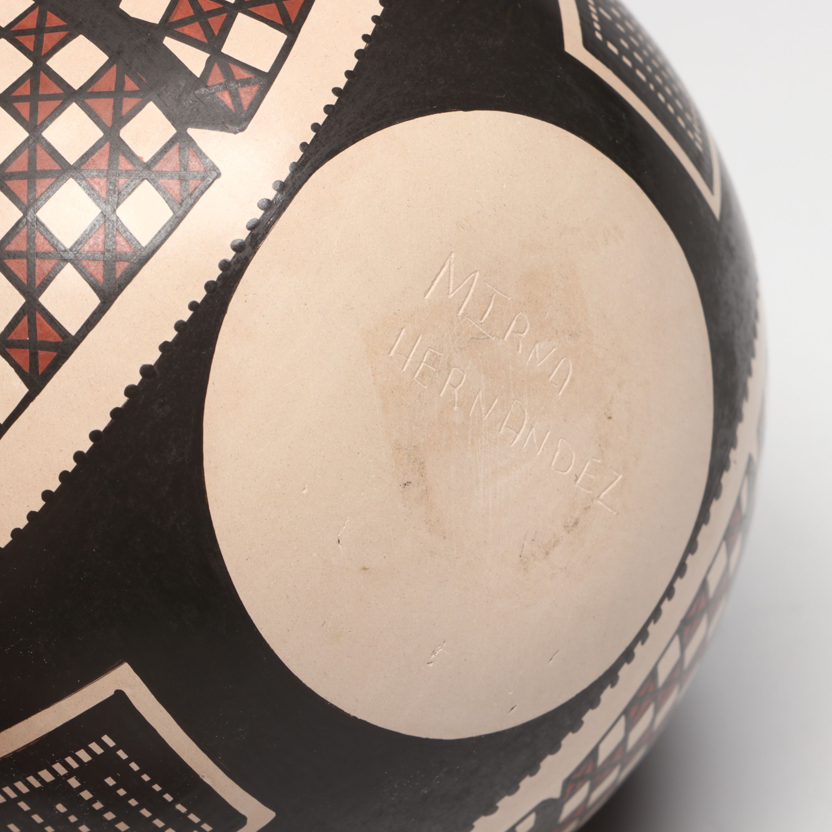 Mirna Hernandez Mata Ortiz Pueblo Pottery Wedding Vase