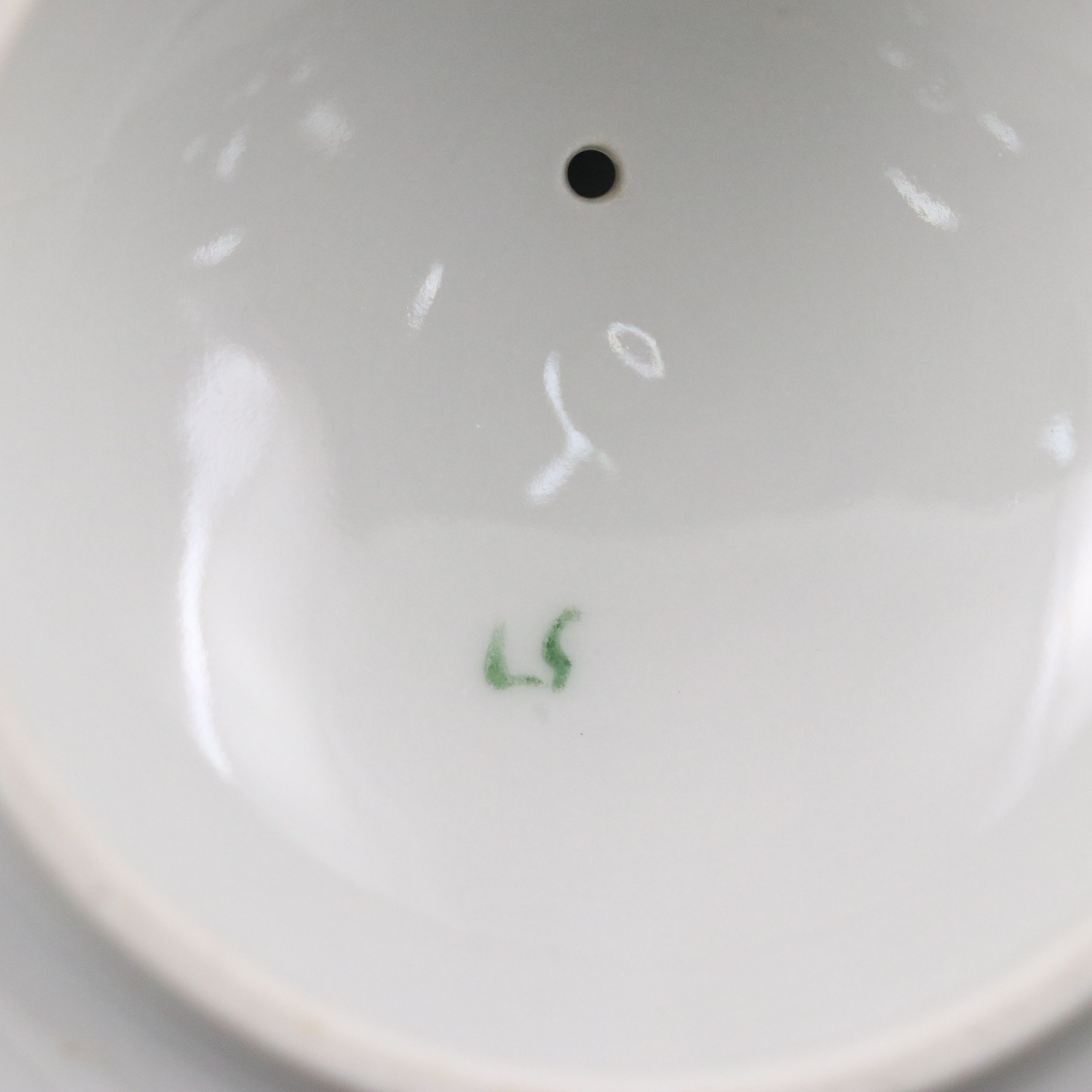 Aesthetic Movement Scenic Landscape with Birds Transferware Porcelain Teapot