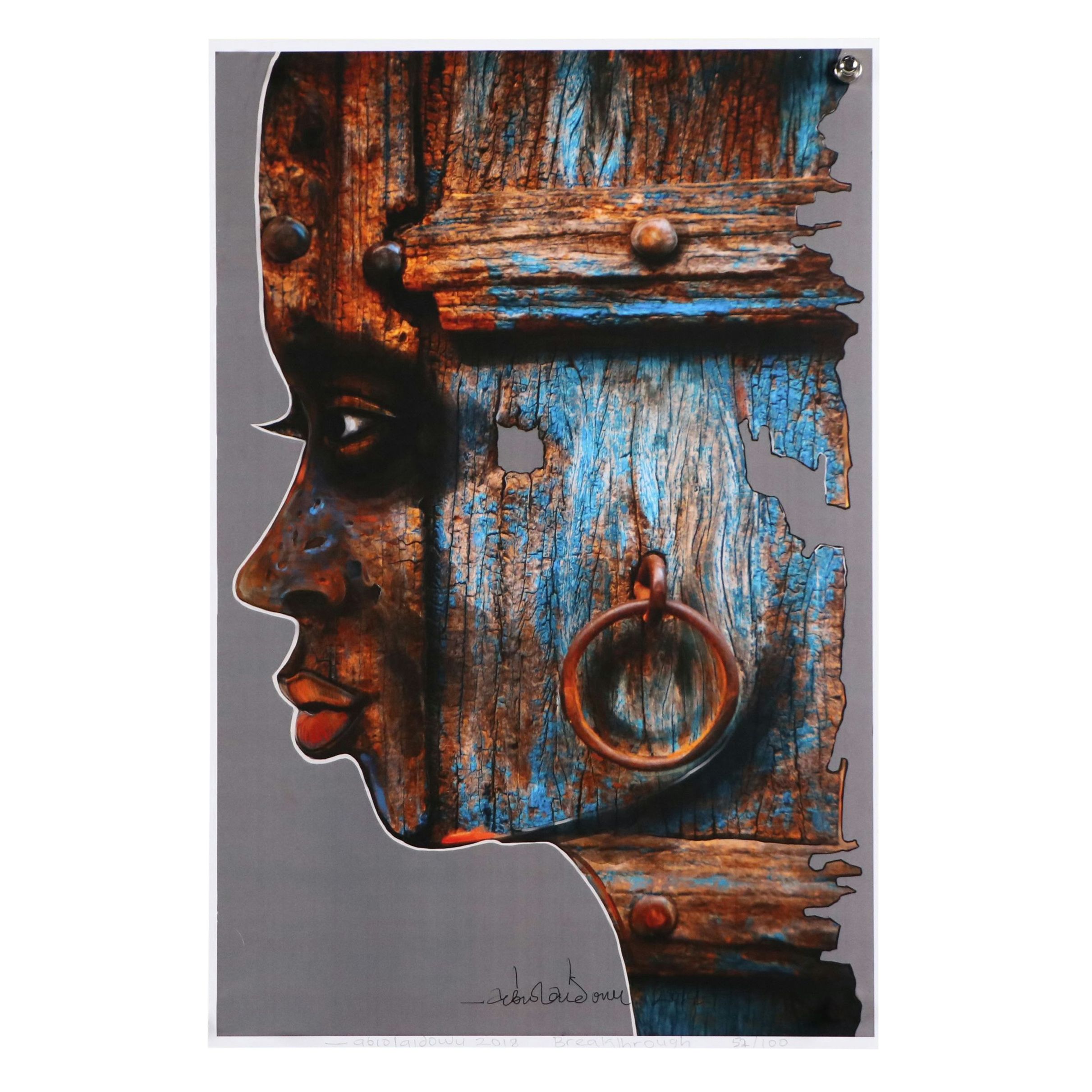 Abiola Idowu Digital Print "Breakthrough," 2018