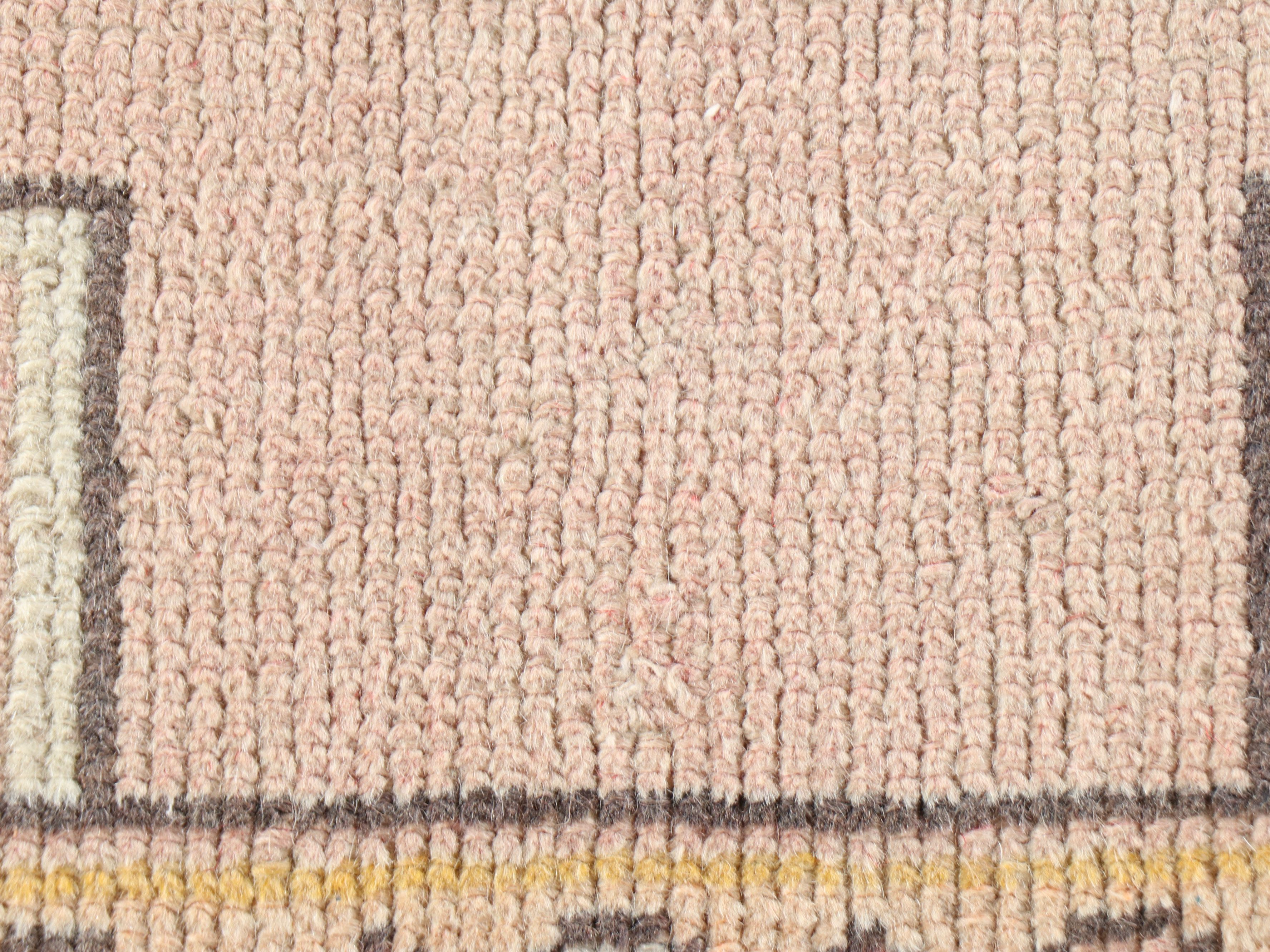 4'6 x 9' Hand-Knotted Turkish Anatolian Area Rug