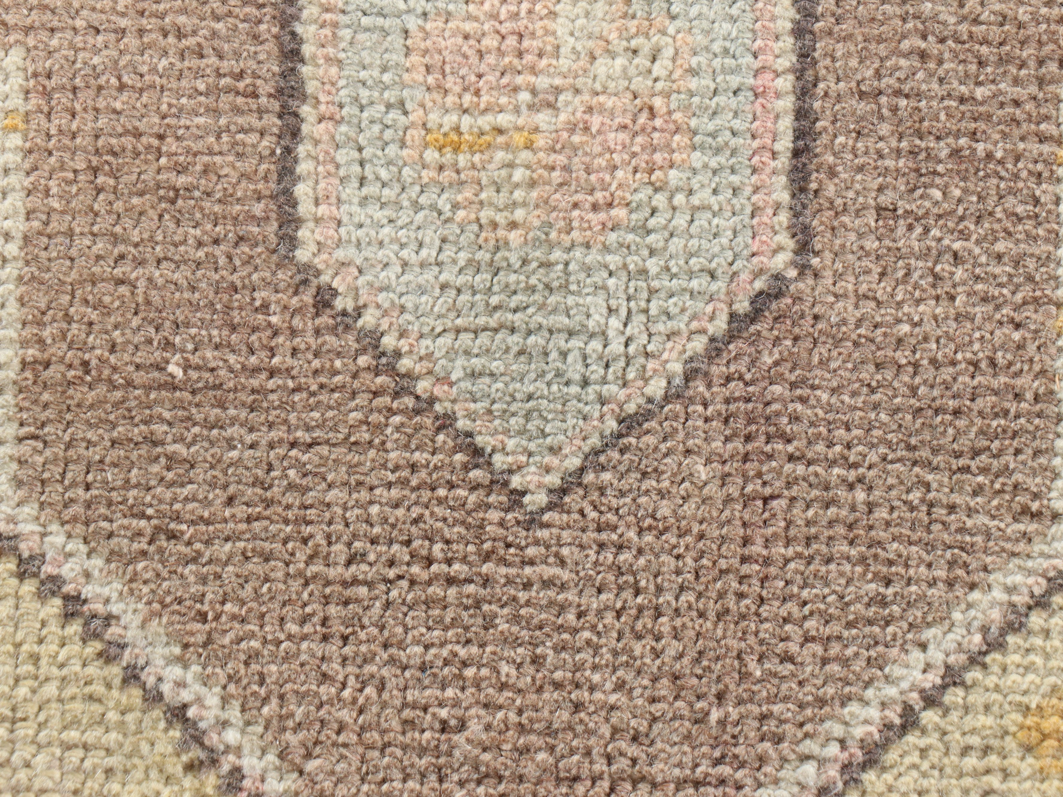 4'6 x 9' Hand-Knotted Turkish Anatolian Area Rug