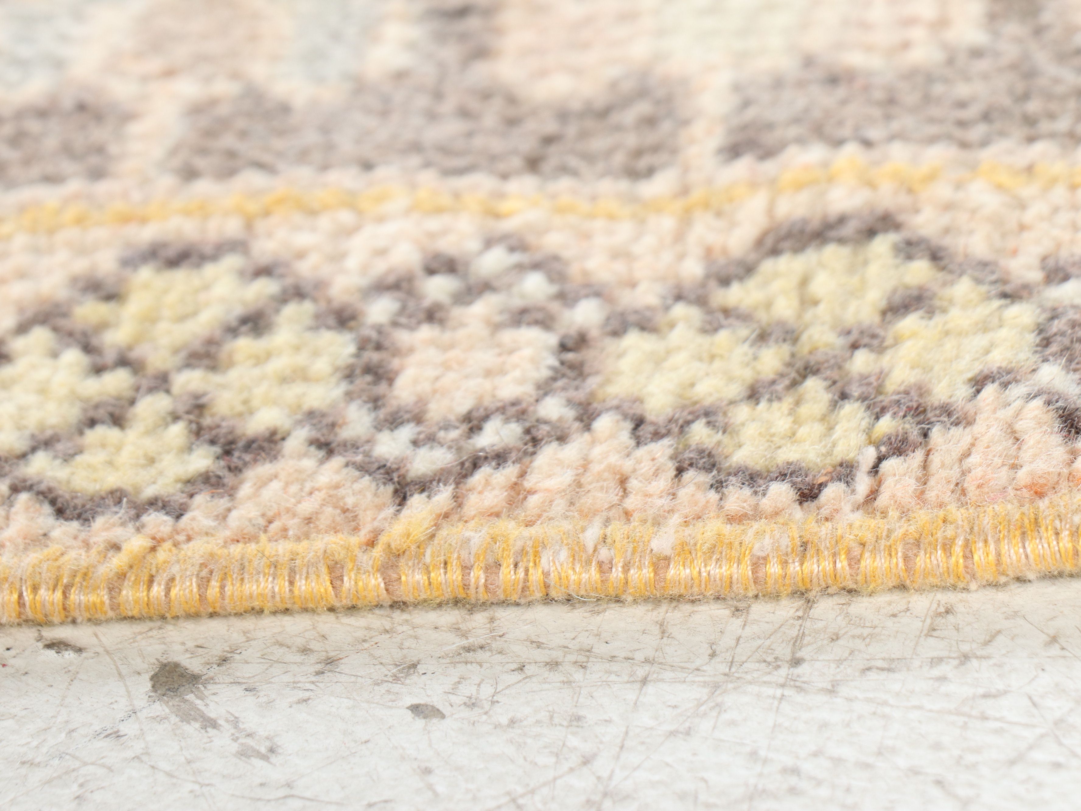 4'6 x 9' Hand-Knotted Turkish Anatolian Area Rug