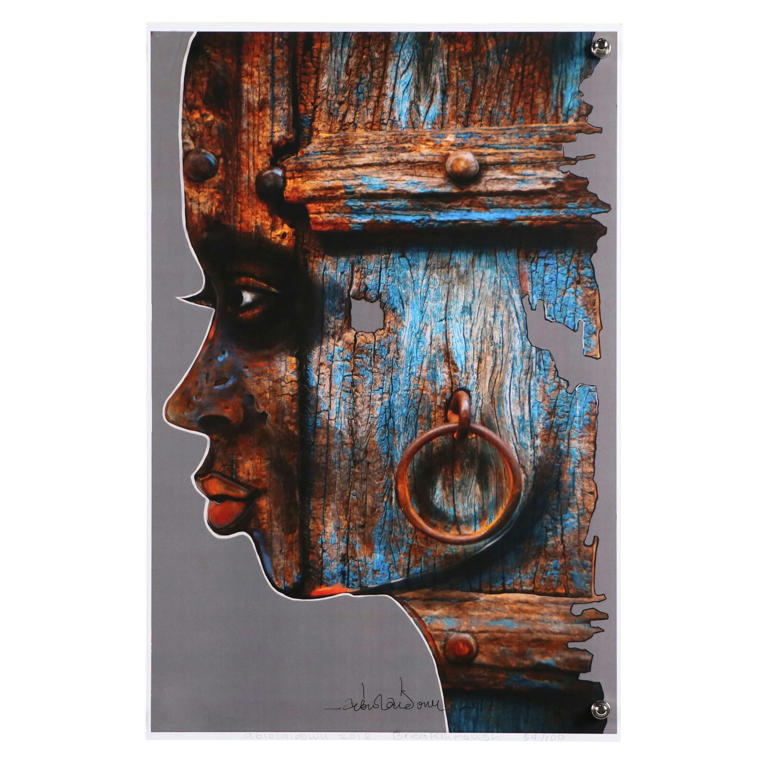 Abiola Idowu Digital Print "Breakthrough," 2018