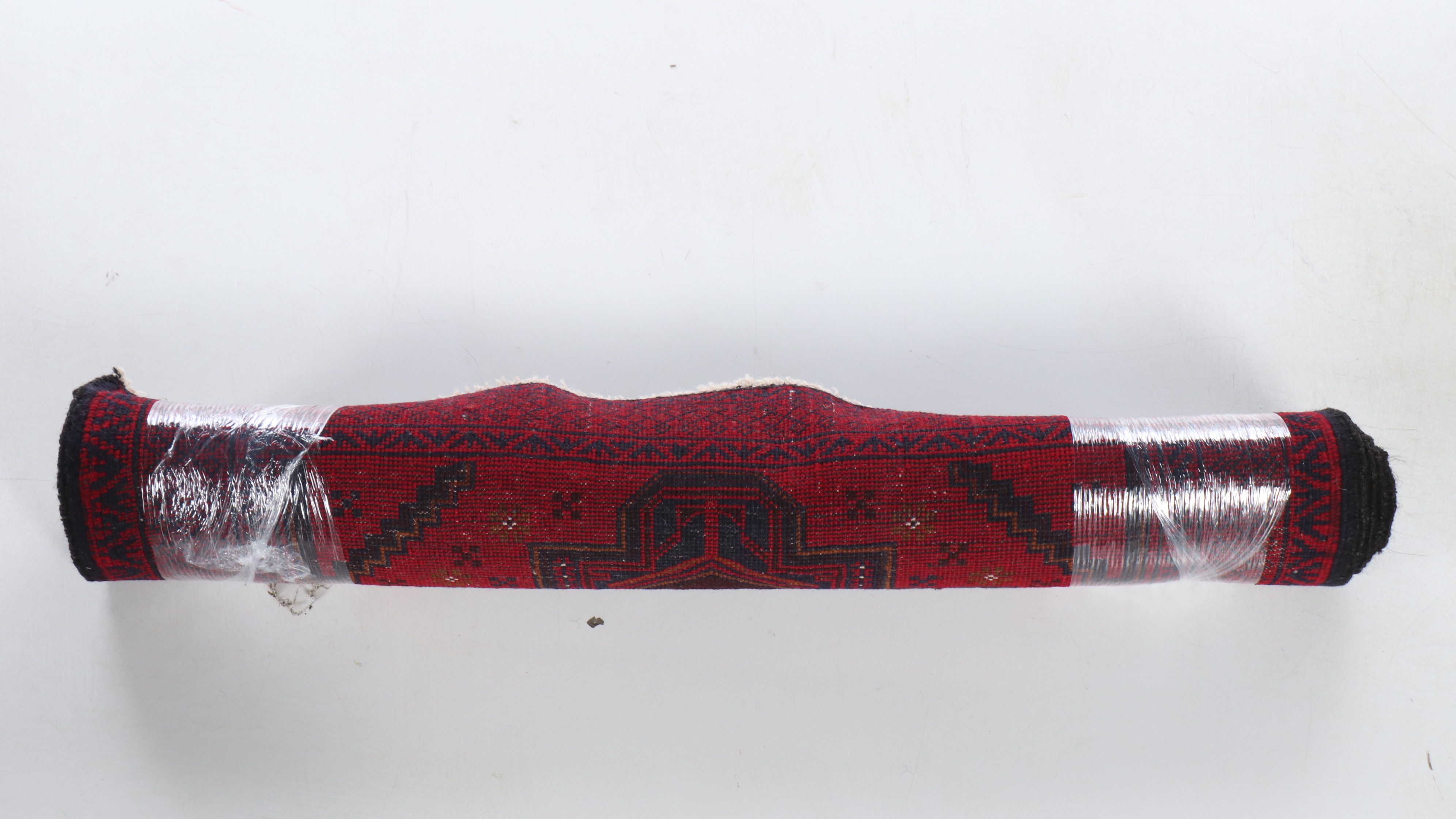 2'9 x 4'6 Hand-Knotted Afghan Baluch Accent Rug