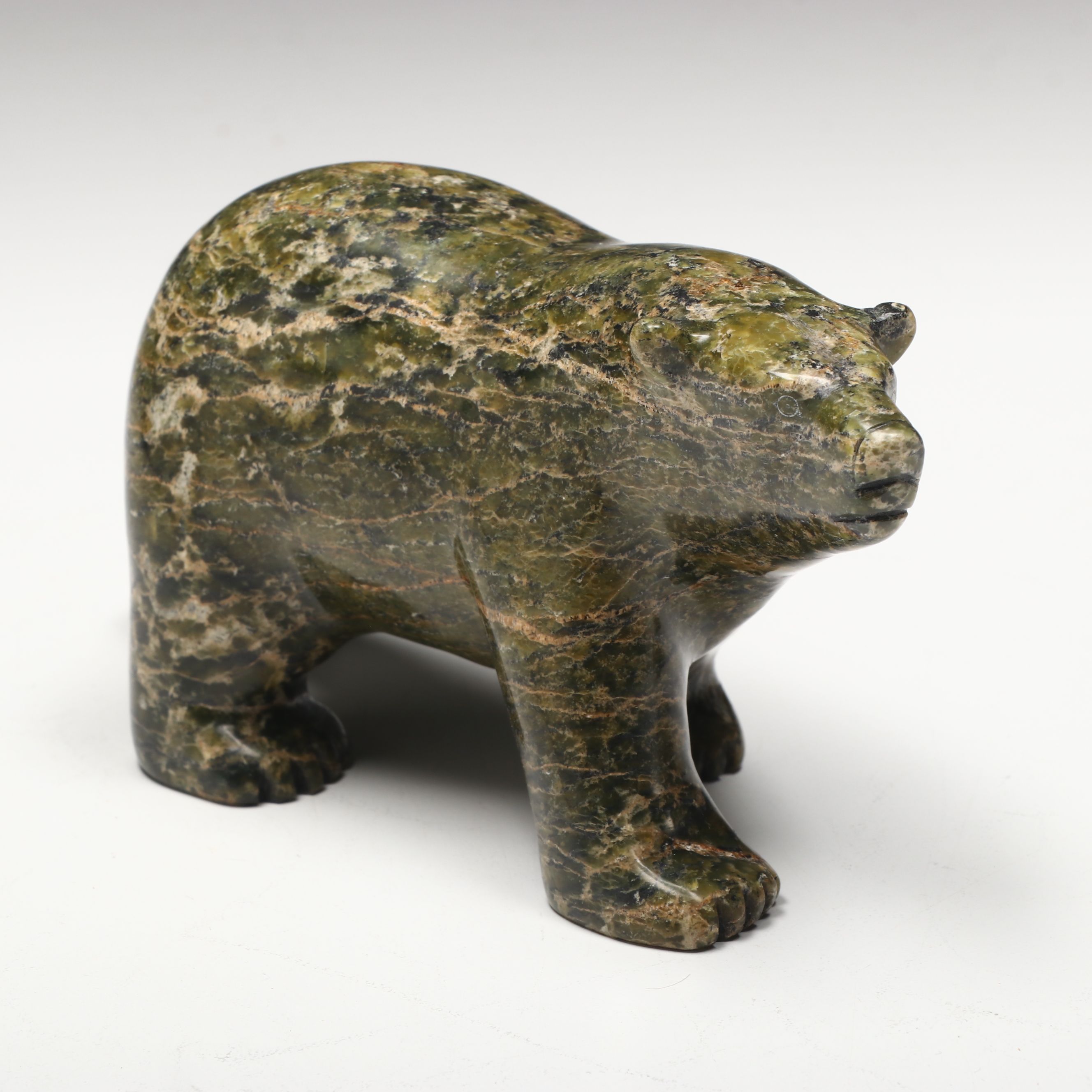 Inuit Carved Soapstone Bears