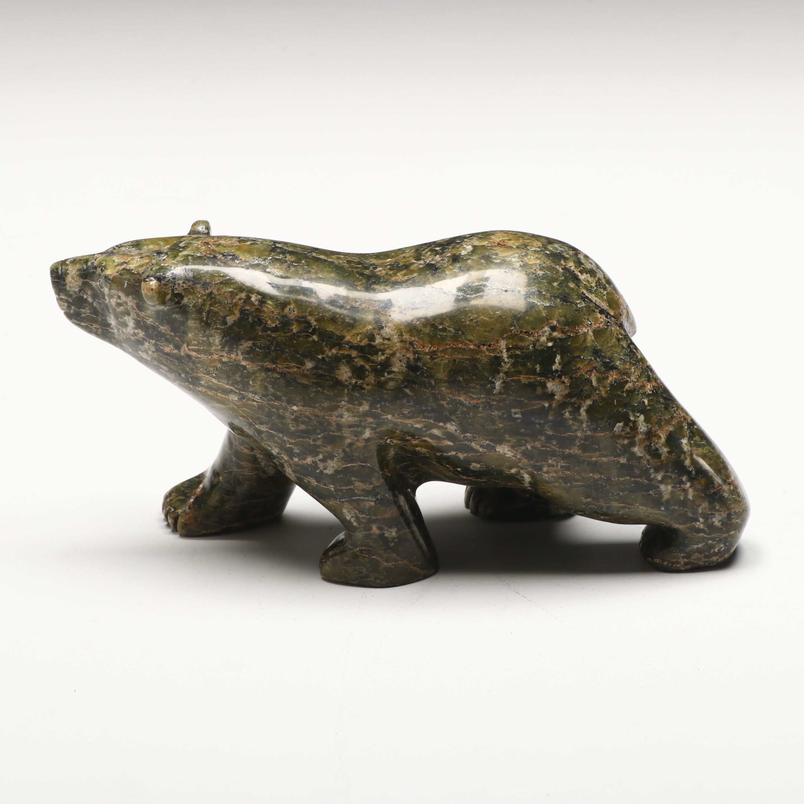 Inuit Carved Soapstone Bears
