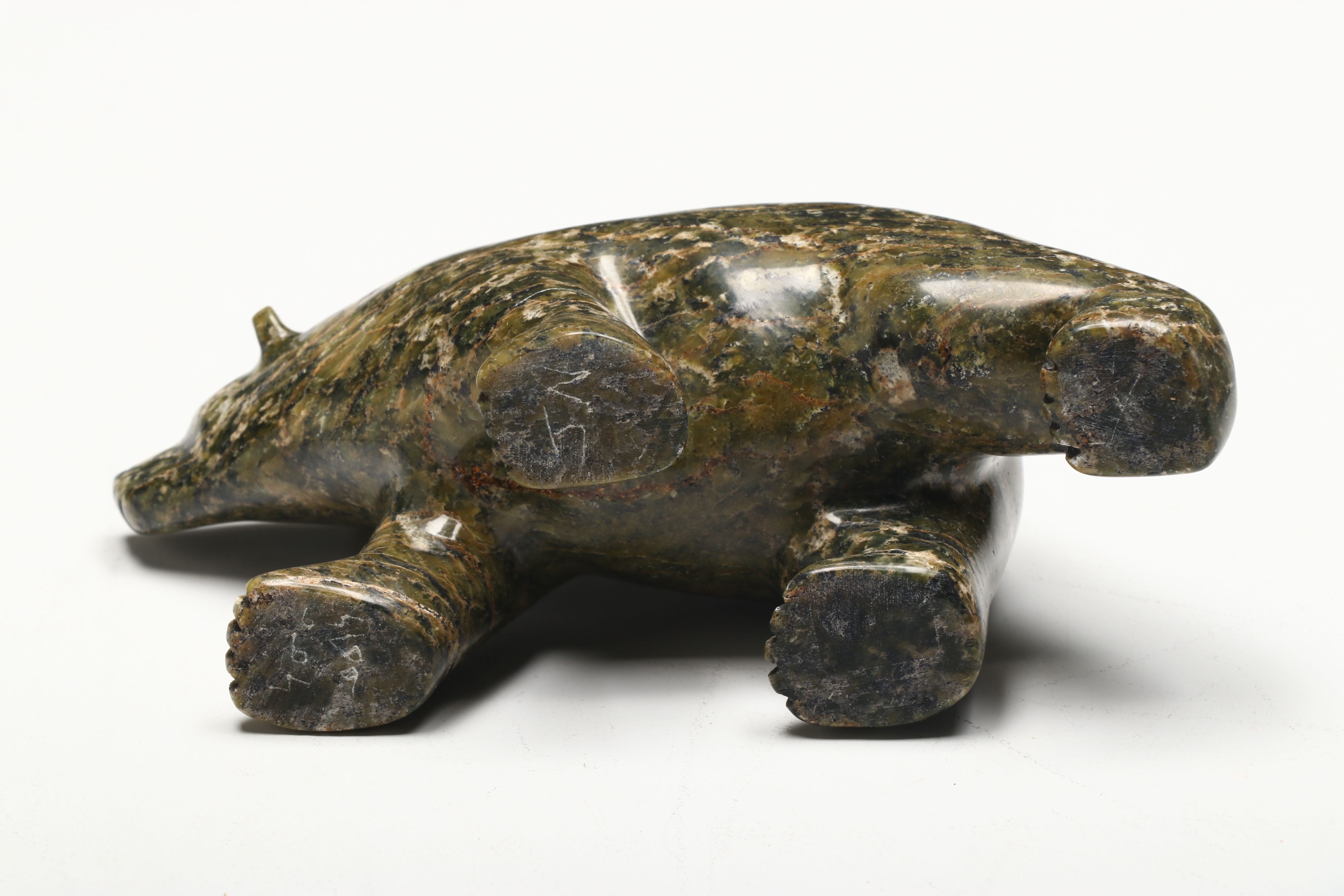 Inuit Carved Soapstone Bears