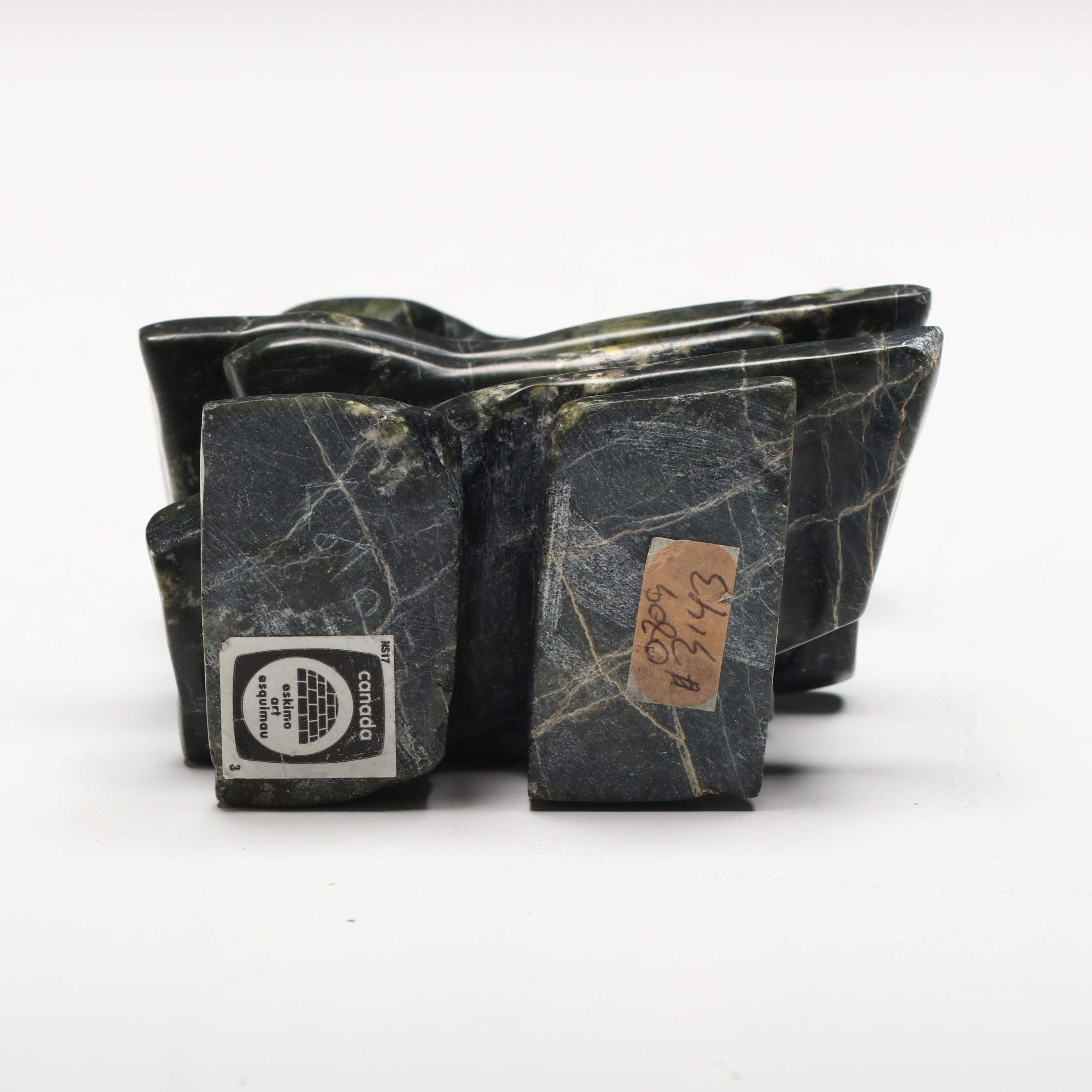 Inuit Carved Soapstone Bears