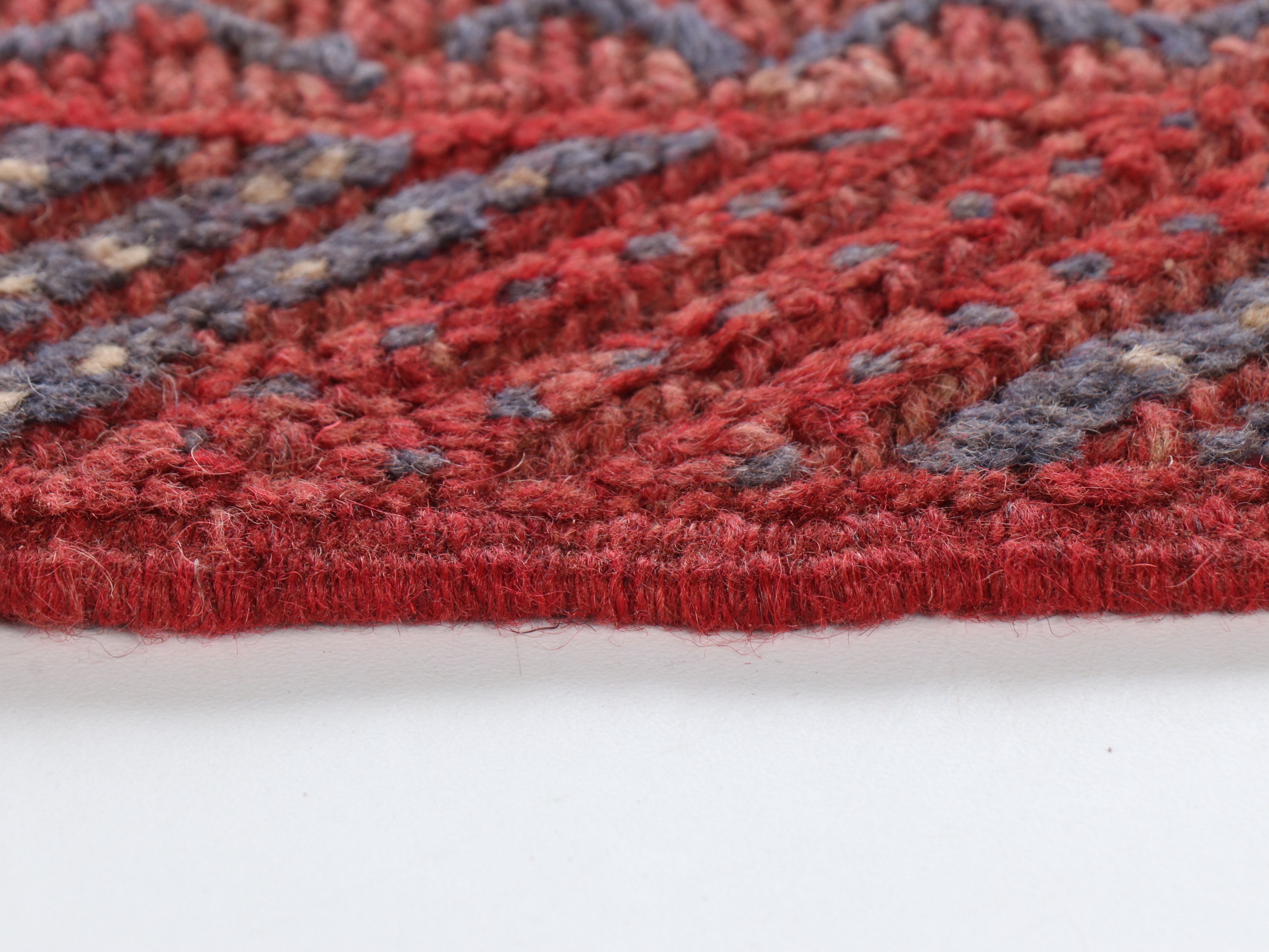 2' x 8'2 Handwoven Mixed-Technique Afghan Mashwani Carpet Runner